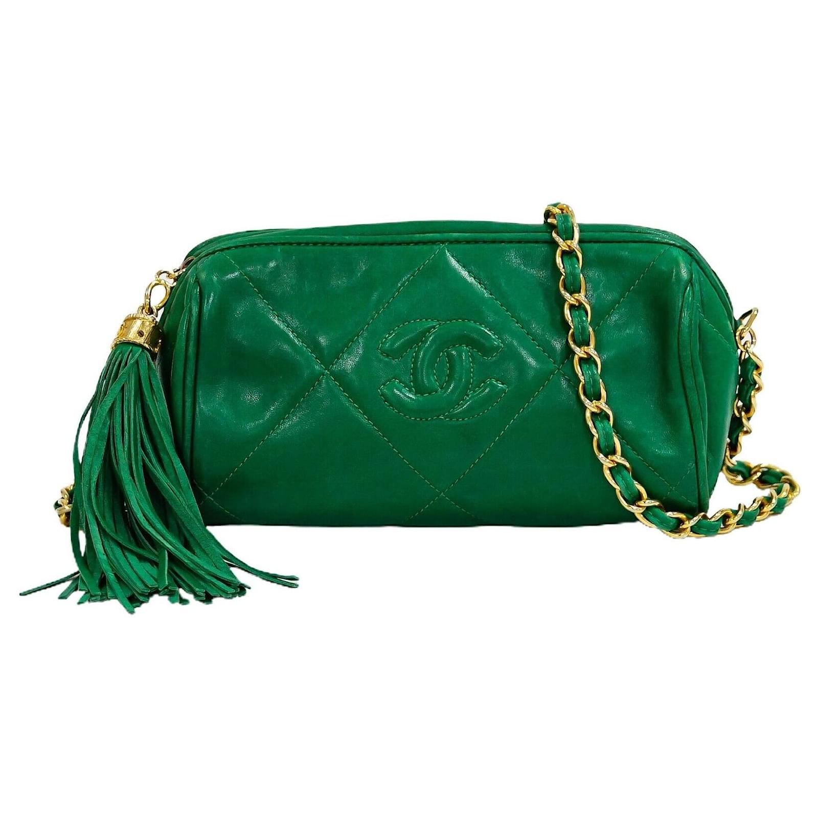 Chanel Green Leather ref.797977 Joli Closet