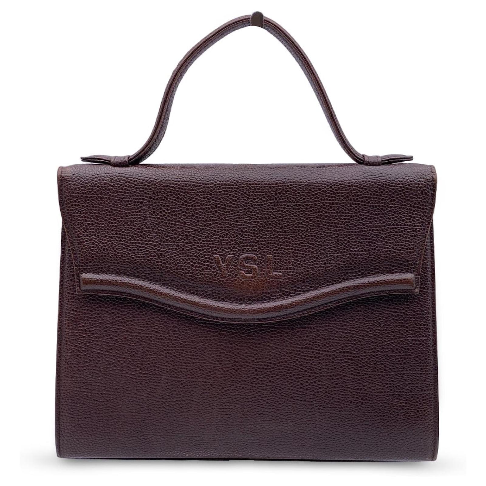 Sac A Main Cartable Marron Femme - Mini Sac