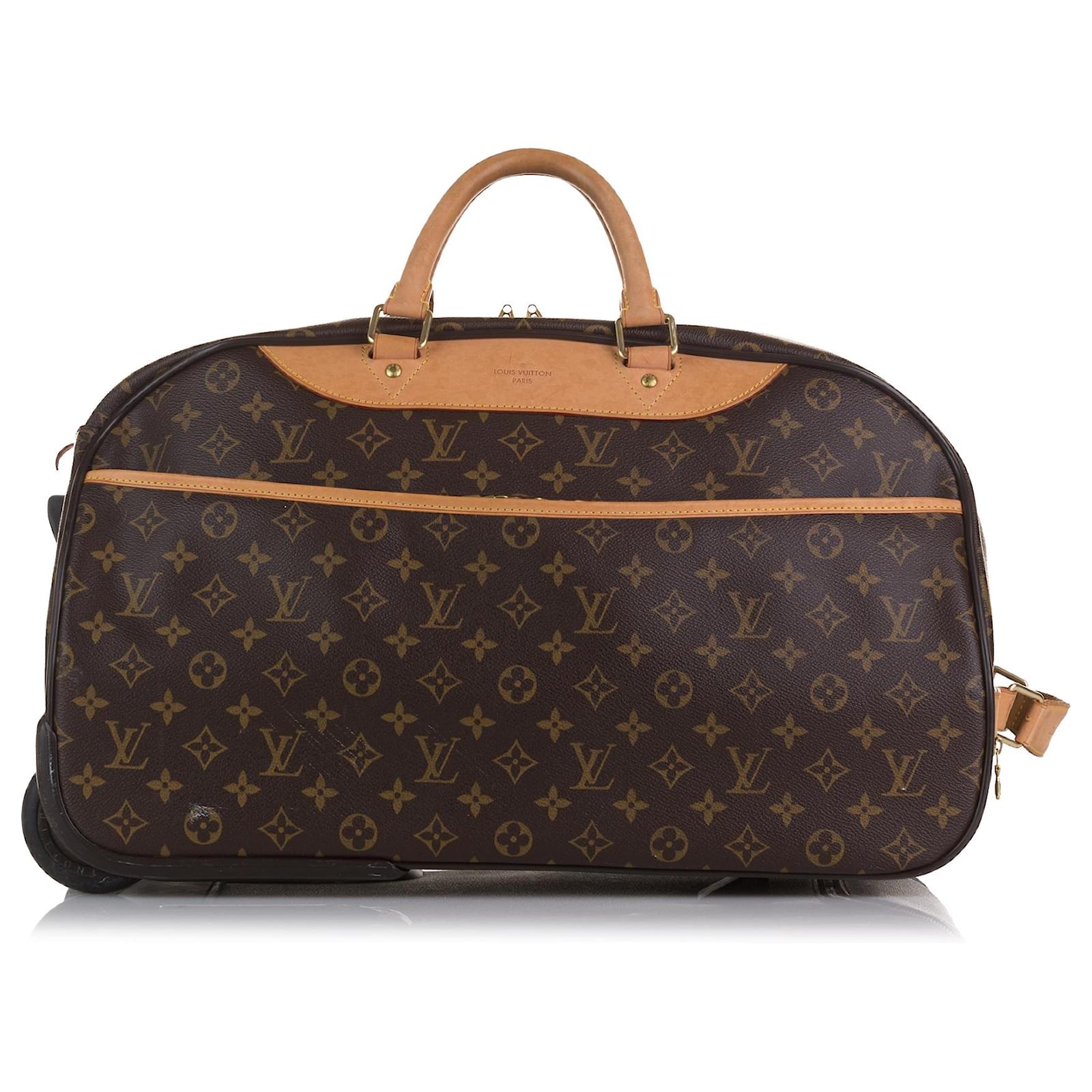 Louis Vuitton Brown Monogram Eole 50 Light brown Leather Cloth ref.799428 -  Joli Closet