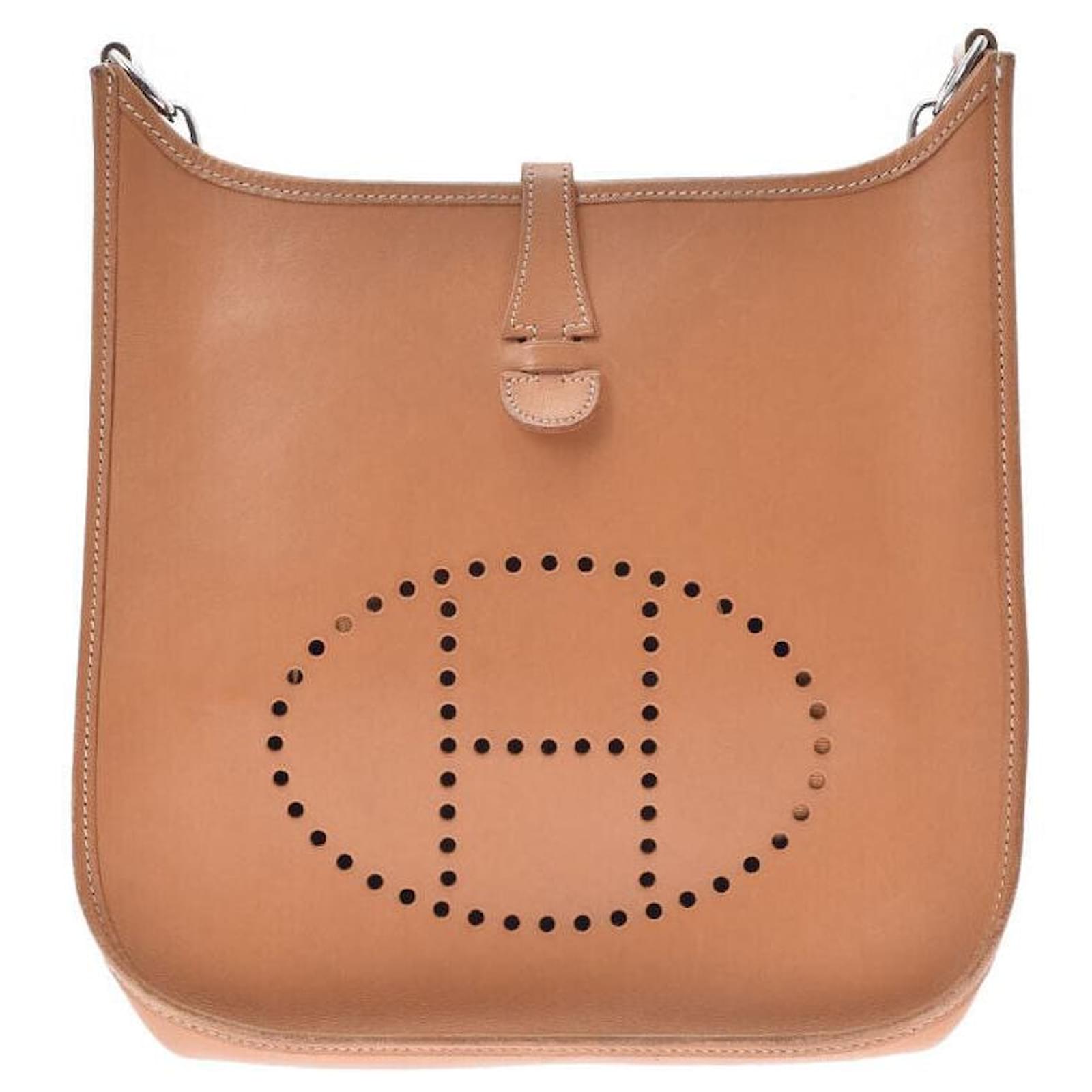 Hermès Evelyne 29 shoulder bag Brown Leather ref.799532 - Joli Closet