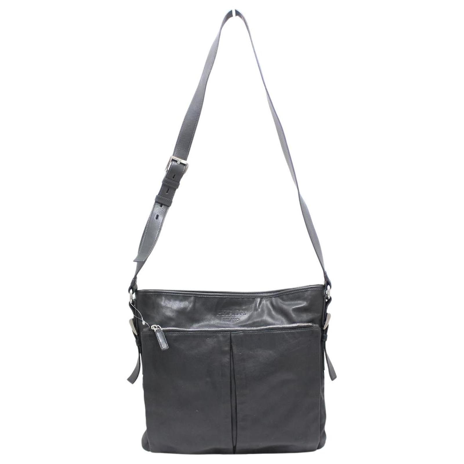 Prada Black Leather ref.799726 - Joli Closet