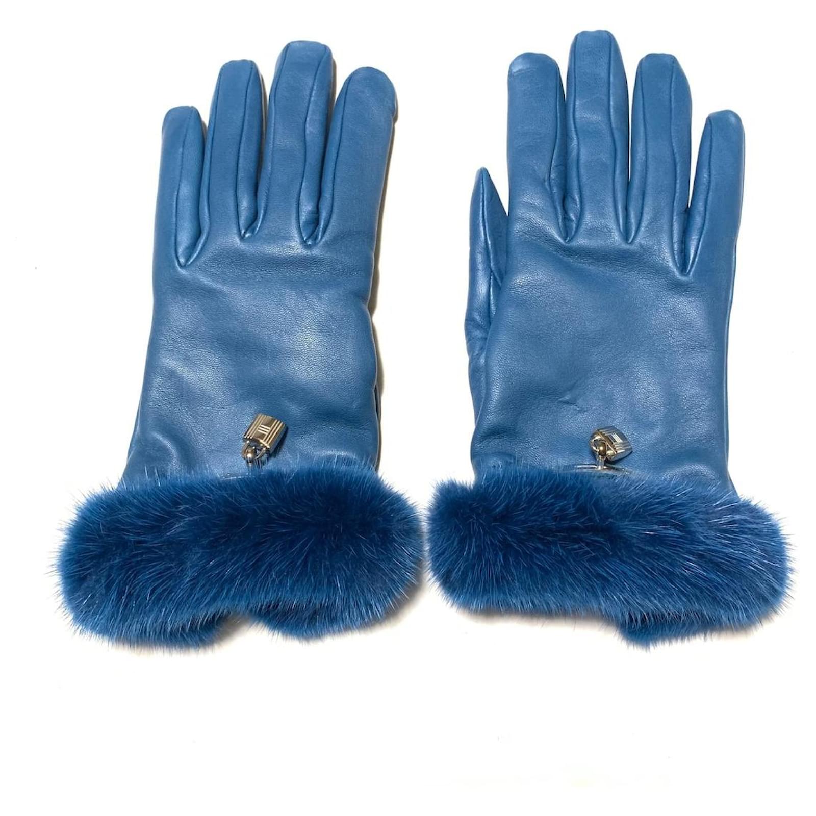 Hermès Soya Blue Leather ref.800274 - Joli Closet