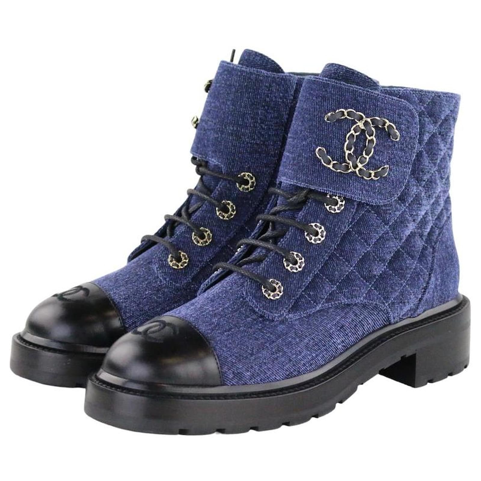 Sapphire Dream  Chanel velvet boy  Velvet boots  Wendys Lookbook