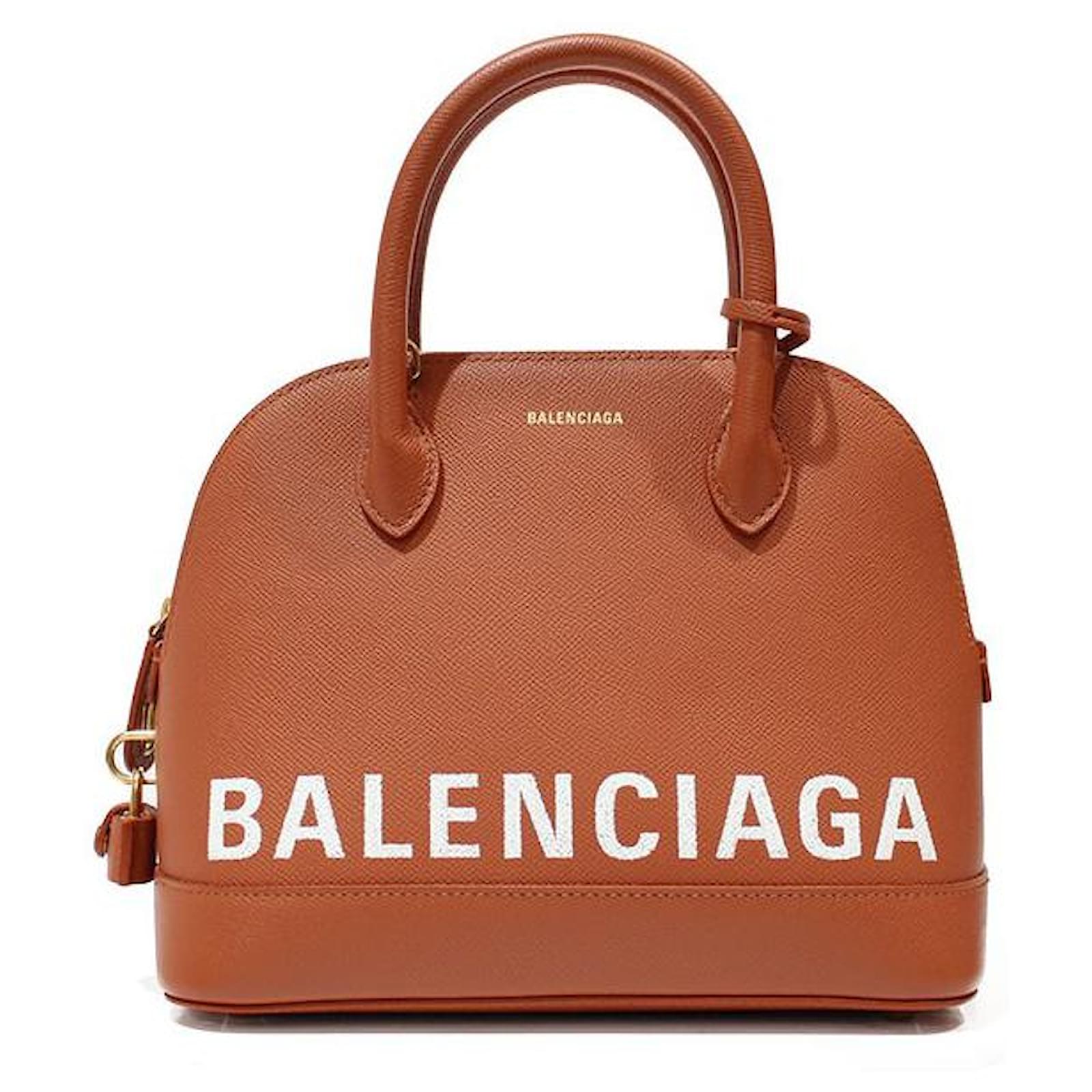 Balenciaga Handbags Brown Leather ref.800904 Joli Closet