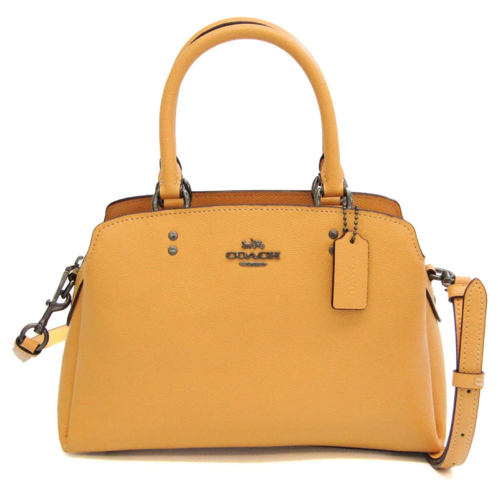 Coach Orange Leather ref.801167 - Joli Closet