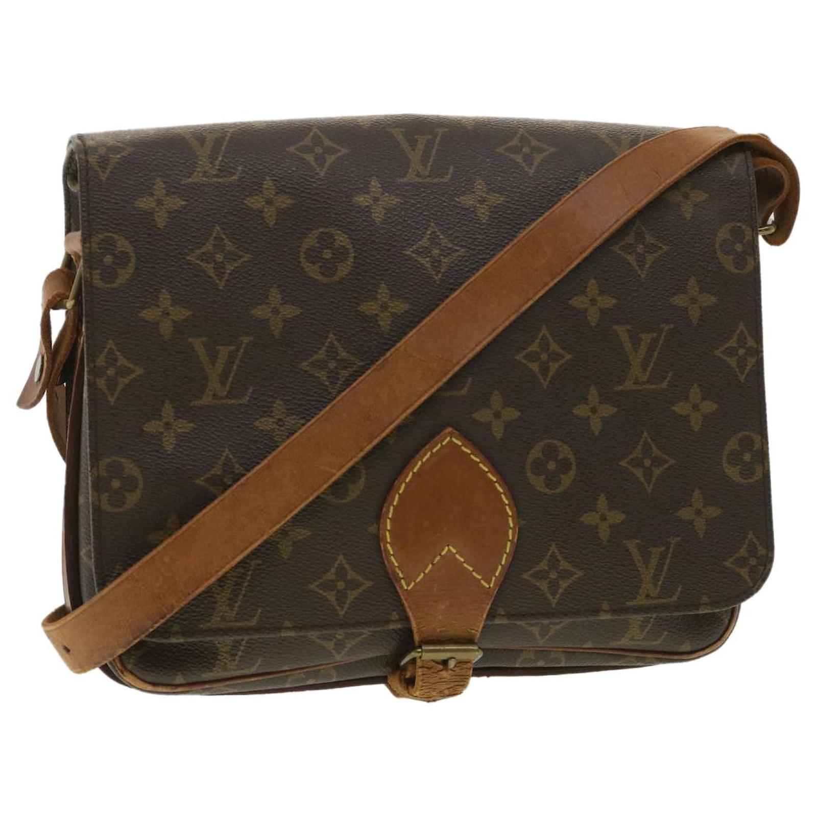 LOUIS VUITTON CARTOUCHIERE GM SHOULDER BAG MONOGRAM M51252 58136