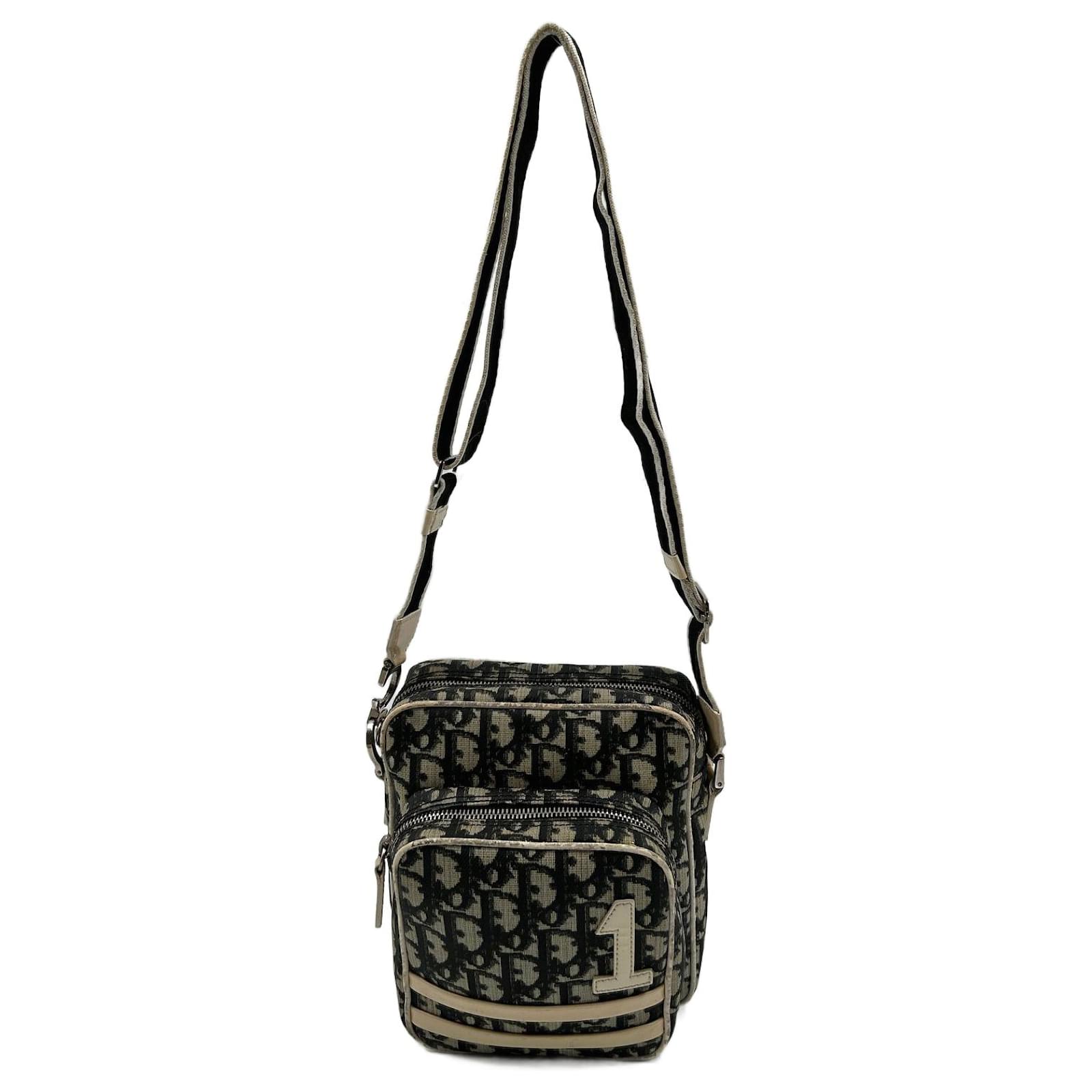 Black Dior Crossbody bag Cloth ref.801240 Joli Closet