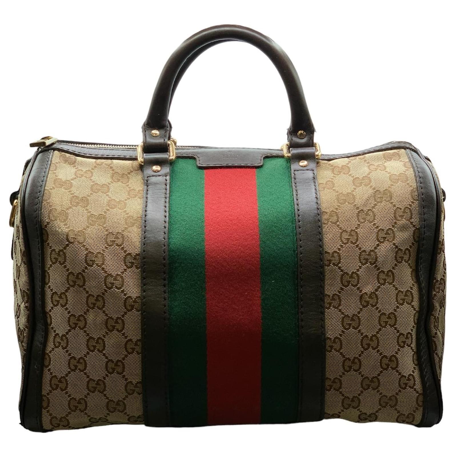 Gucci Handbags Brown Cloth ref.801482 Joli Closet