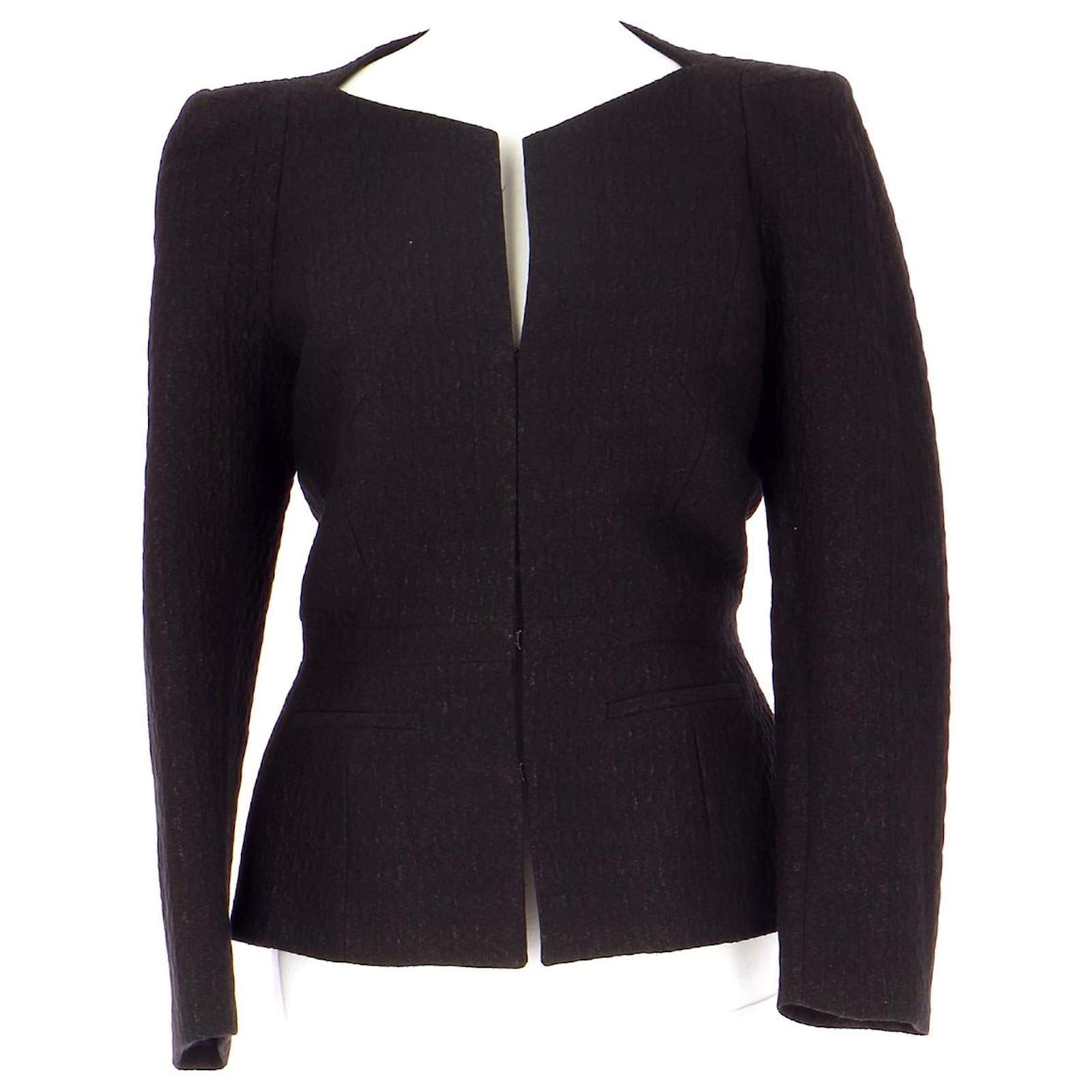 Maje Vest / Blazer Black Cotton ref.801605 - Joli Closet