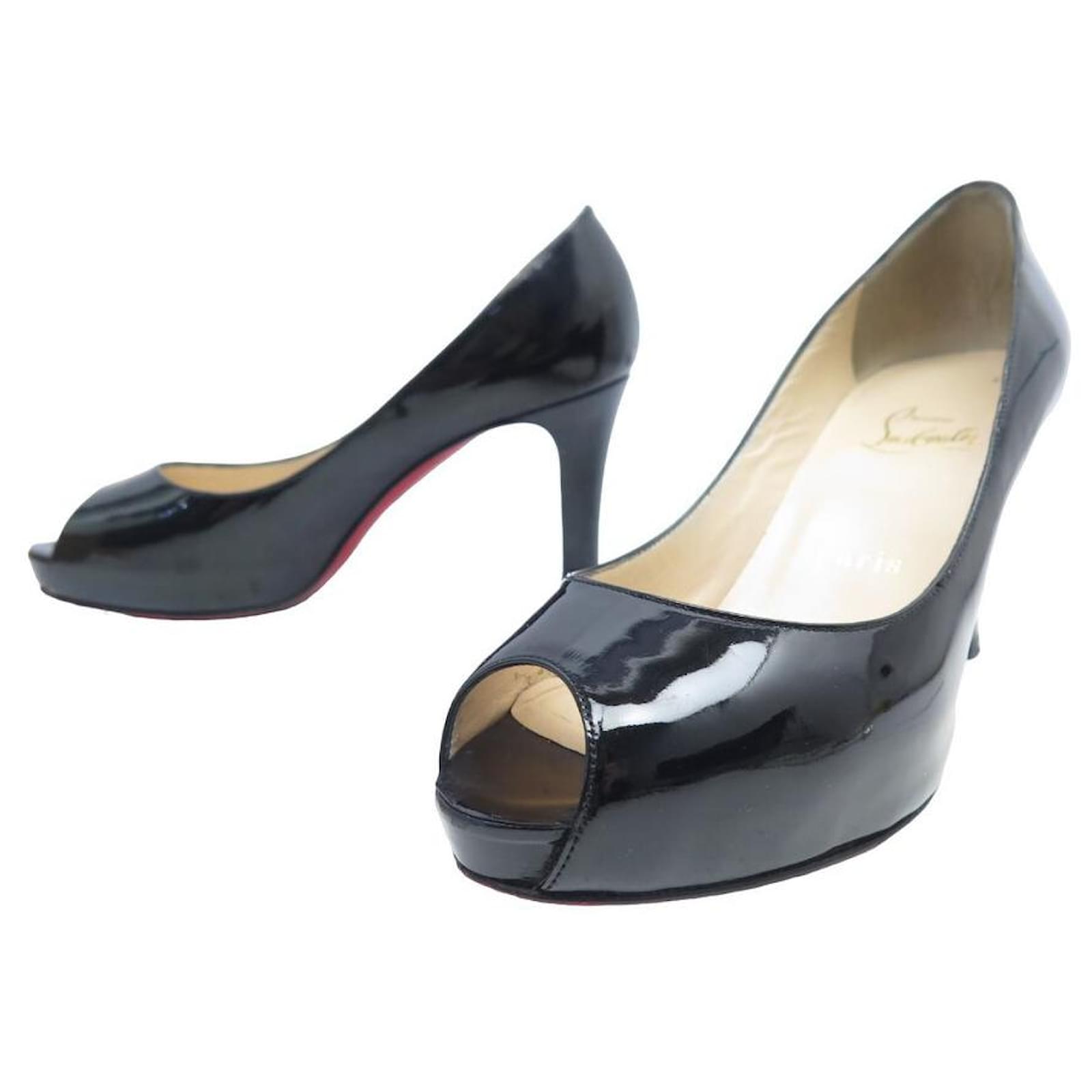 Louboutin Salones De Charol Salones Pigalle Follies 85 De Charol