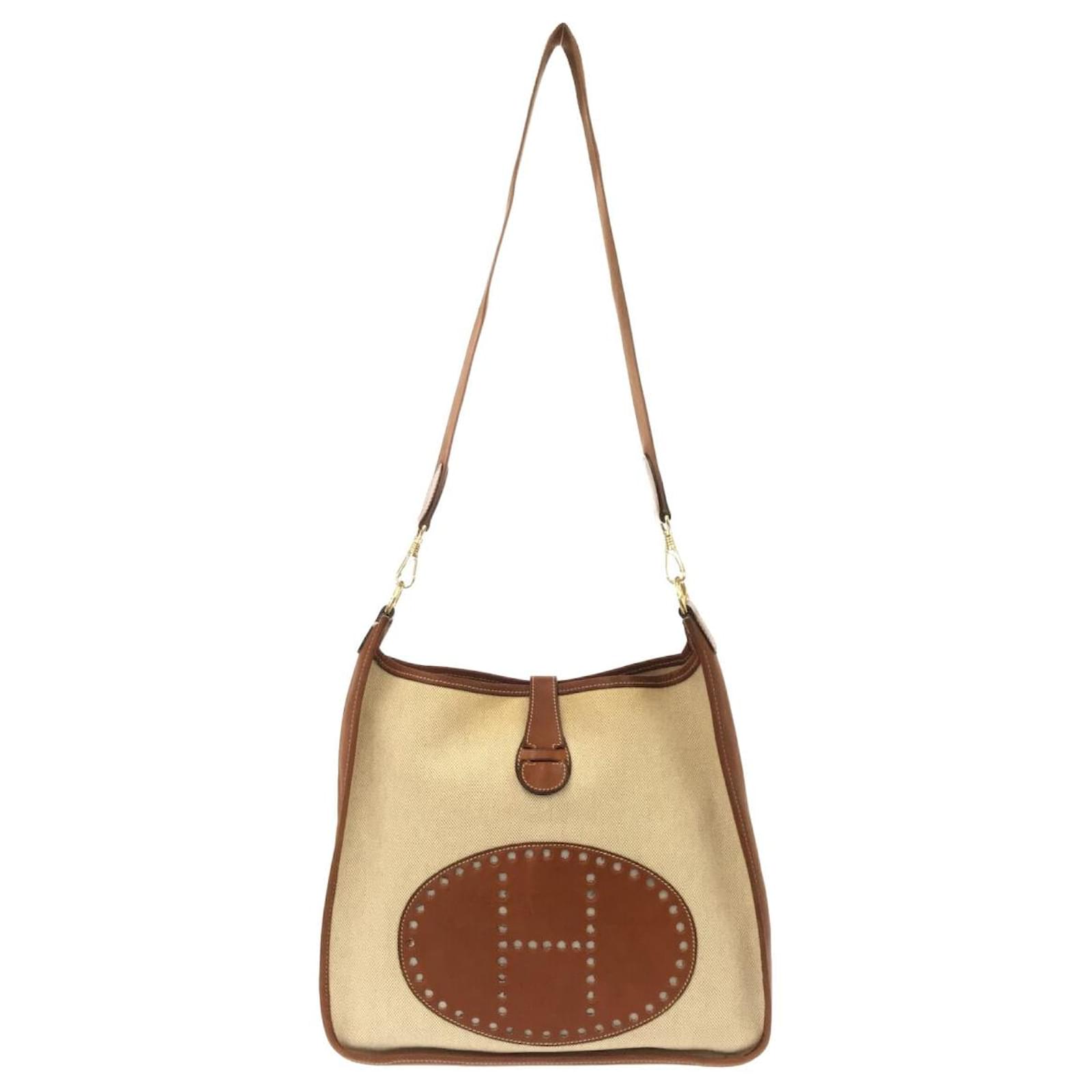 Hermès Evelyne Beige Cloth ref.802483 - Joli Closet