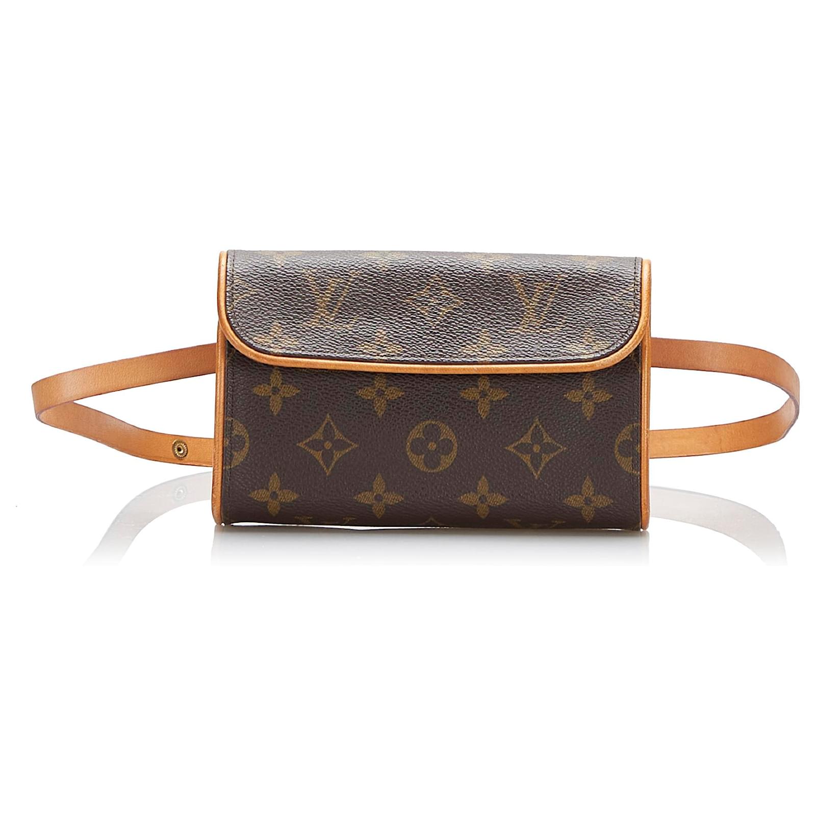 Louis Vuitton Pochette Florentine Monogram (With Snap Leather Belt