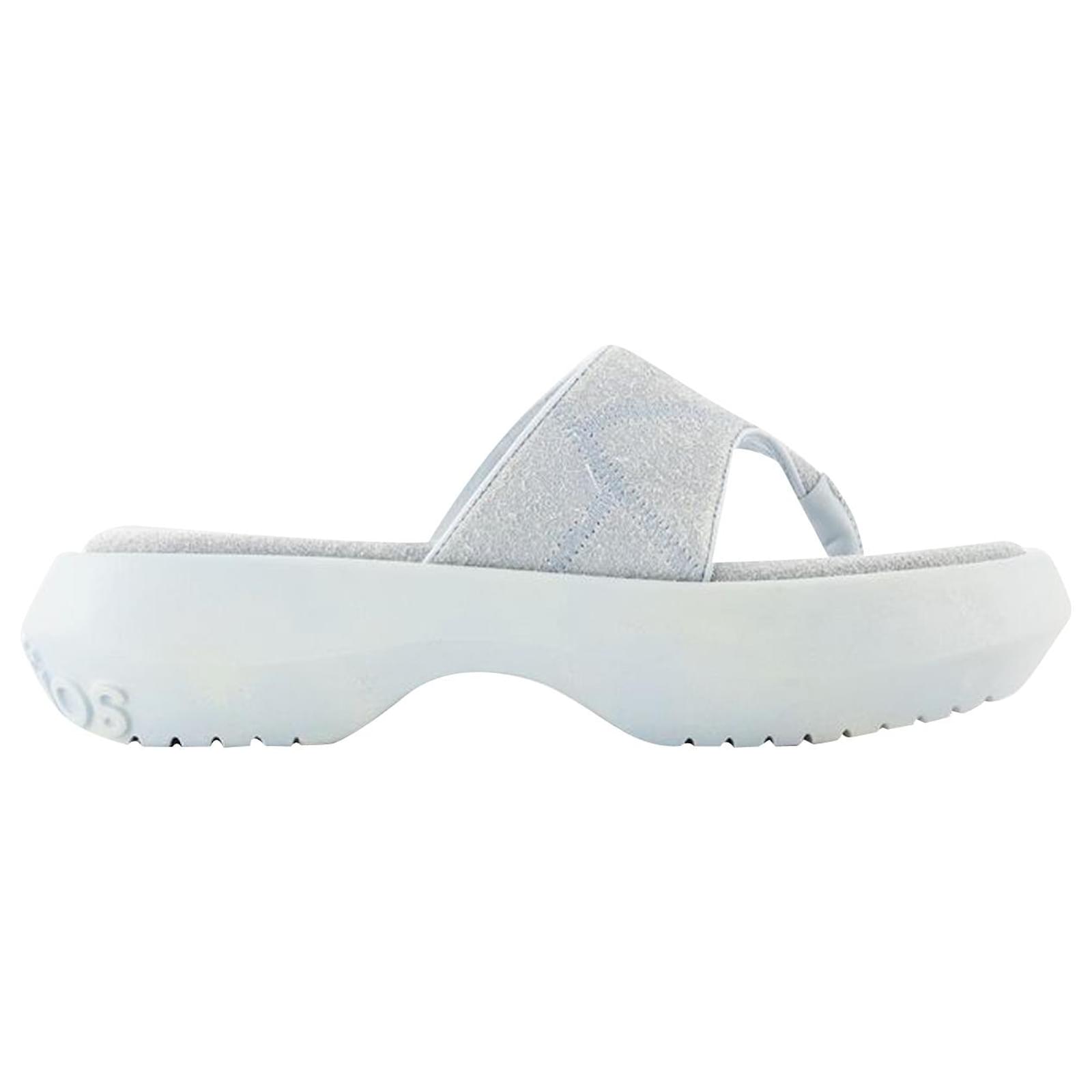 Sandals Acne Studios Blue Beige Leather ref.803042 Joli Closet