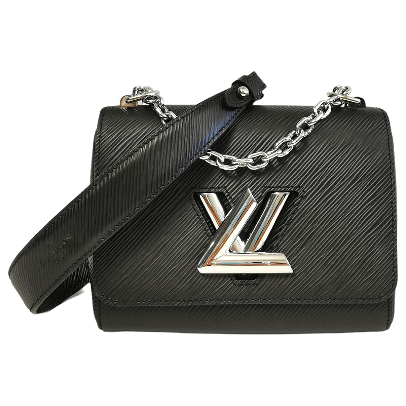 LOUIS VUITTON Twist PM Epi Leather Crossbody Bag Black
