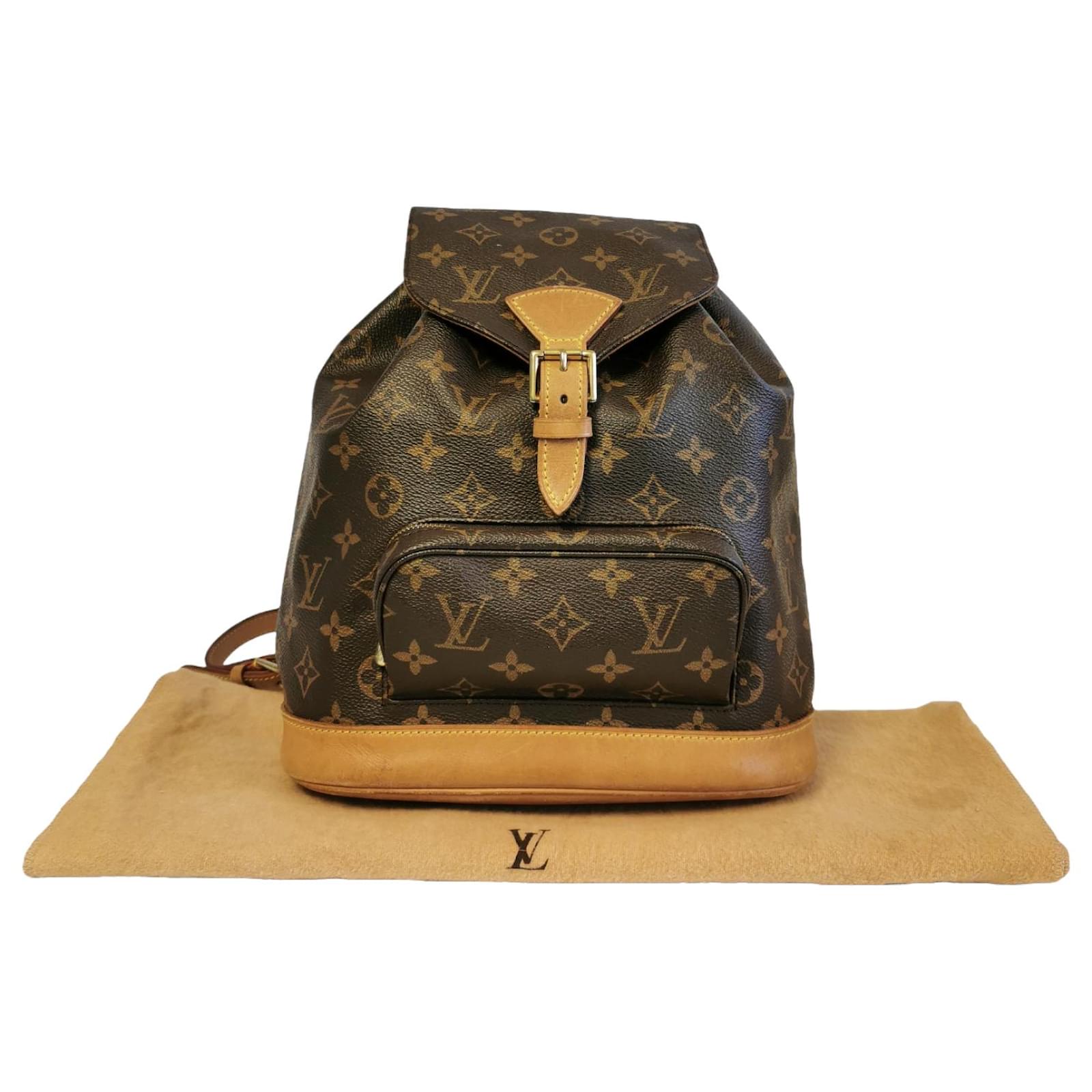 Louis Vuitton Monogram Montsouris MM Backpack Bag  Yoogis Closet