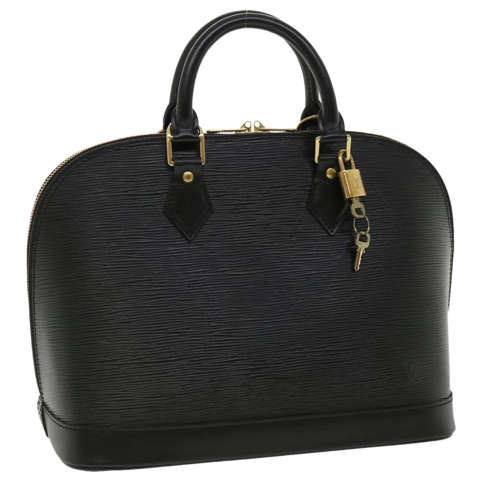 Louis-Vuitton-Epi-Alma-Hand-Bag-Noir-Black-M52142