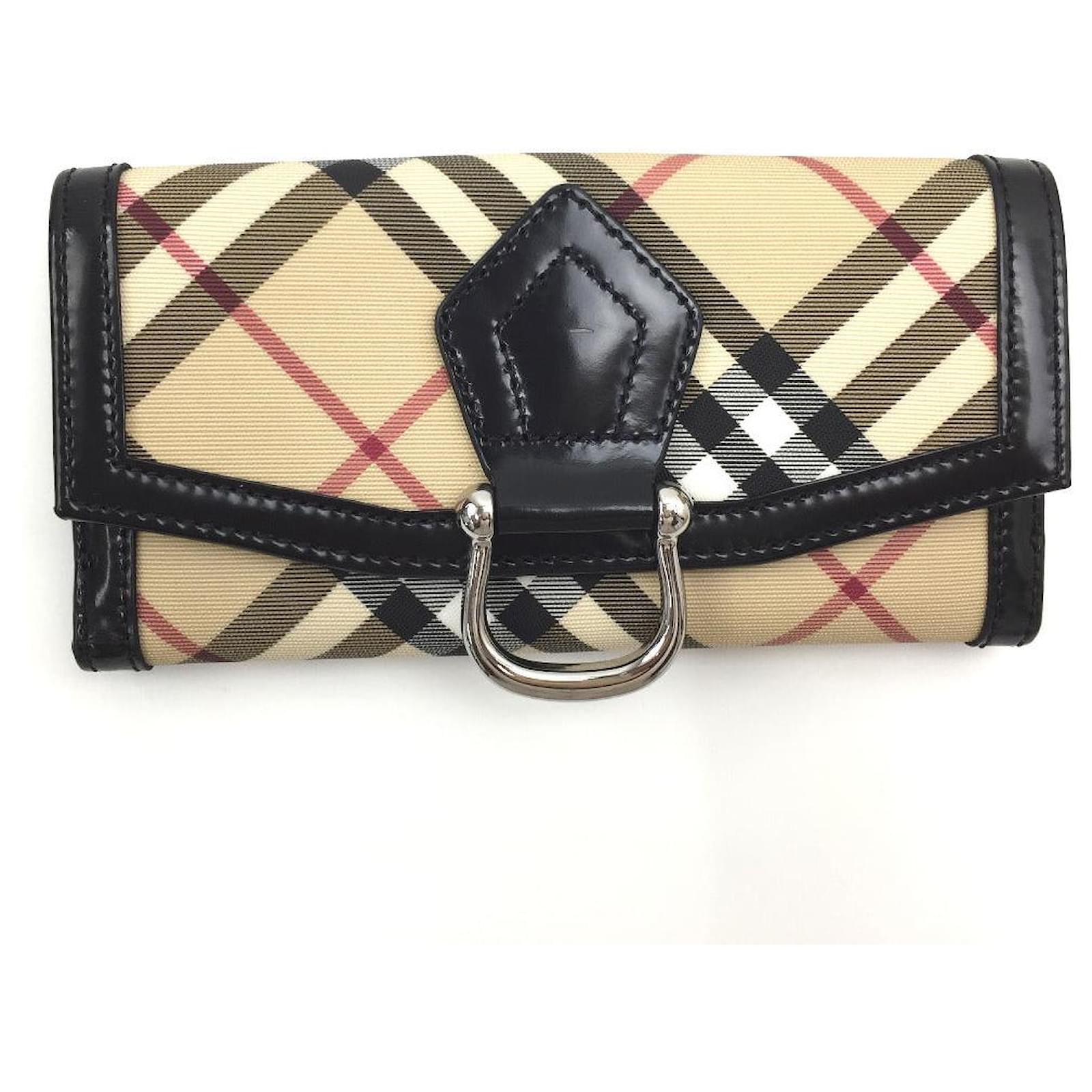 Burberry Authentic Nova Check Women's Leather Wallet 