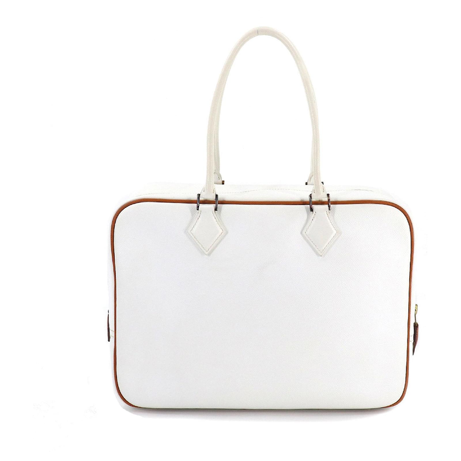 Hermès Plume White Leather ref.804285 - Joli Closet
