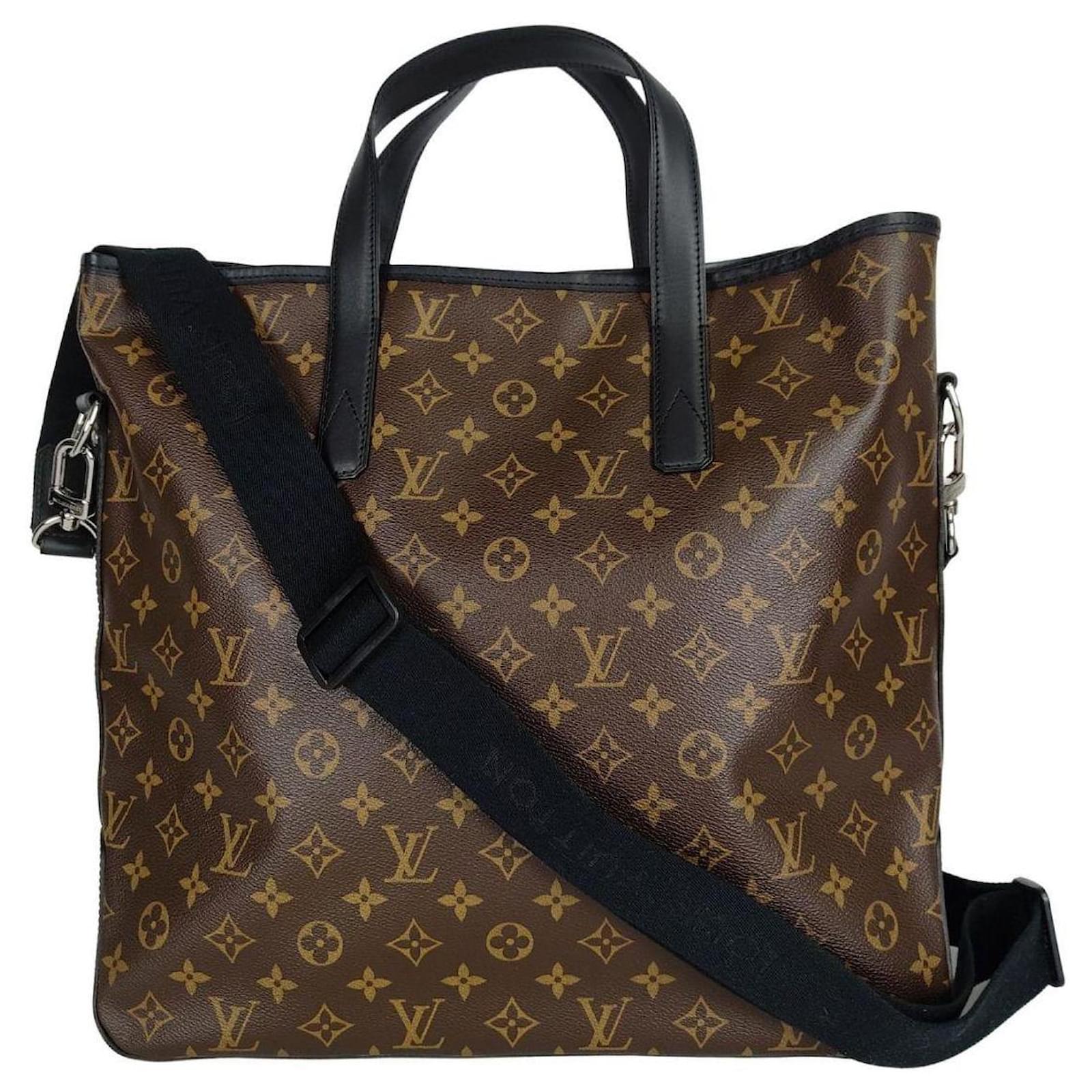 Louis Vuitton Black Canvas Adjustable Bag Shoulder Strap Louis