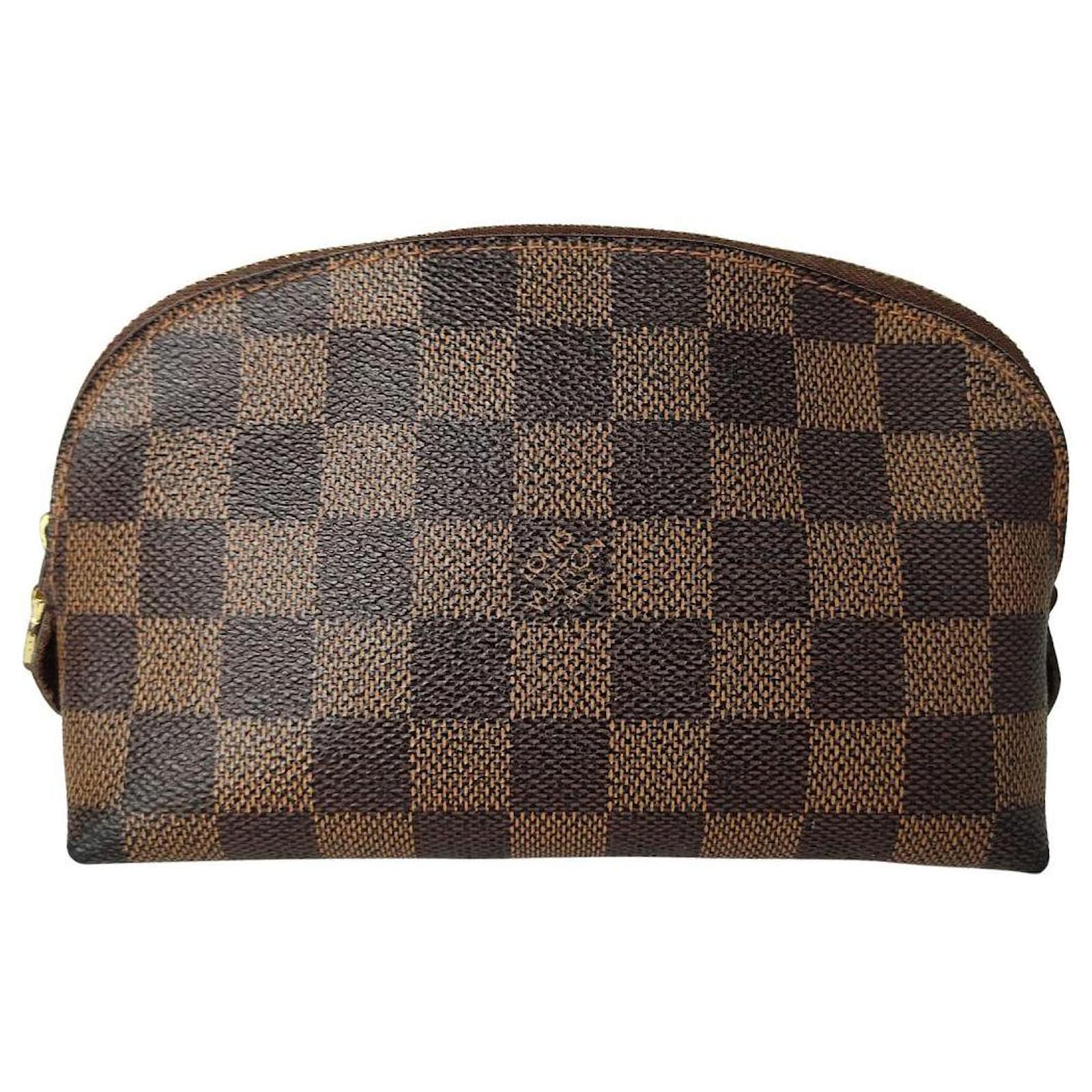 Louis Vuitton Brown Damier Ebene Clutch Bag