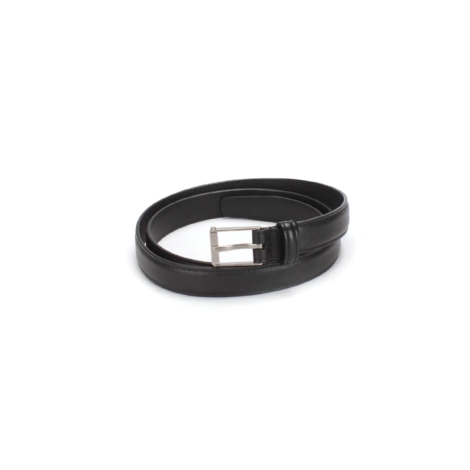 Saint Laurent YSL Calf Leather Belt