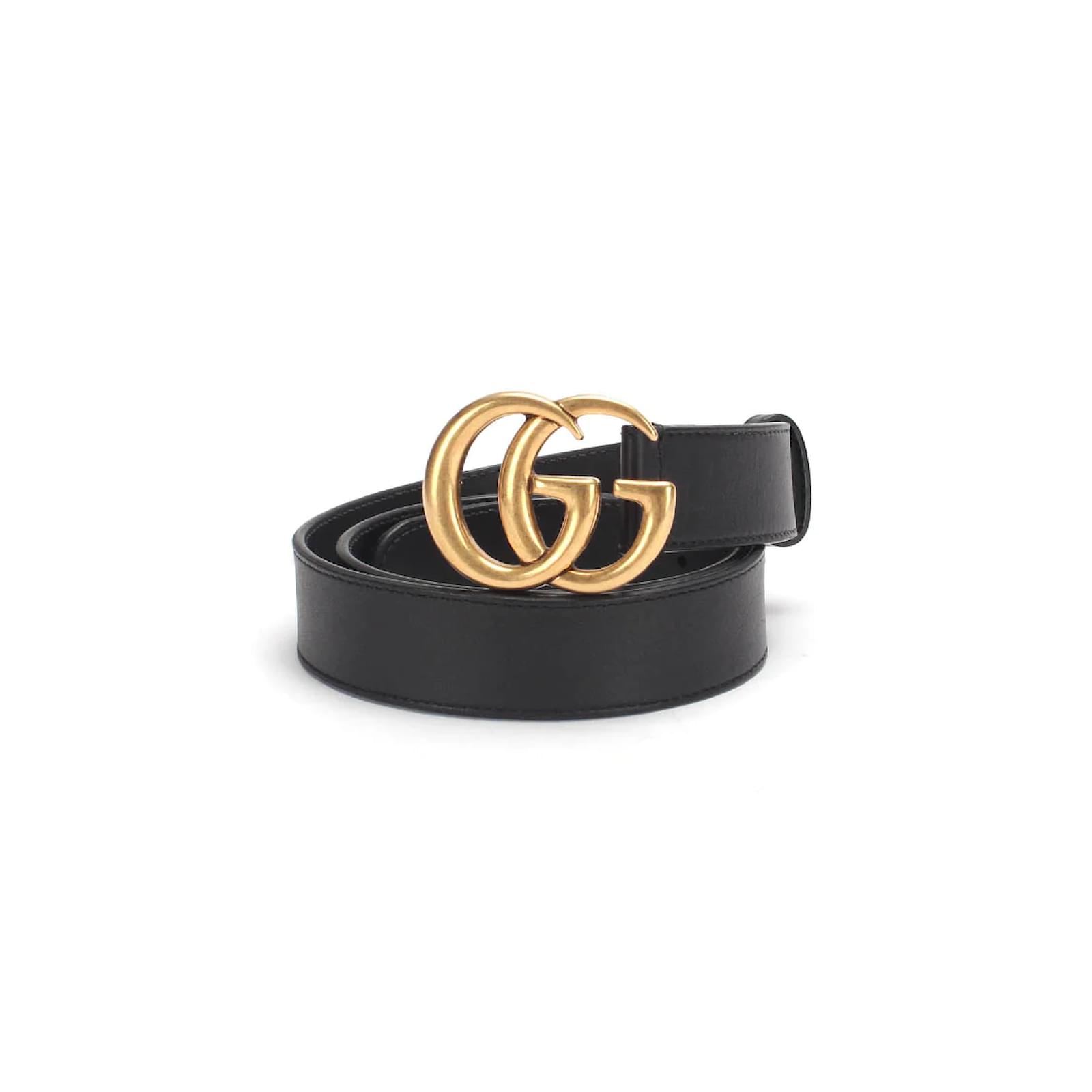 Gucci - GG Marmont Leather Belt Bag - Female - 80