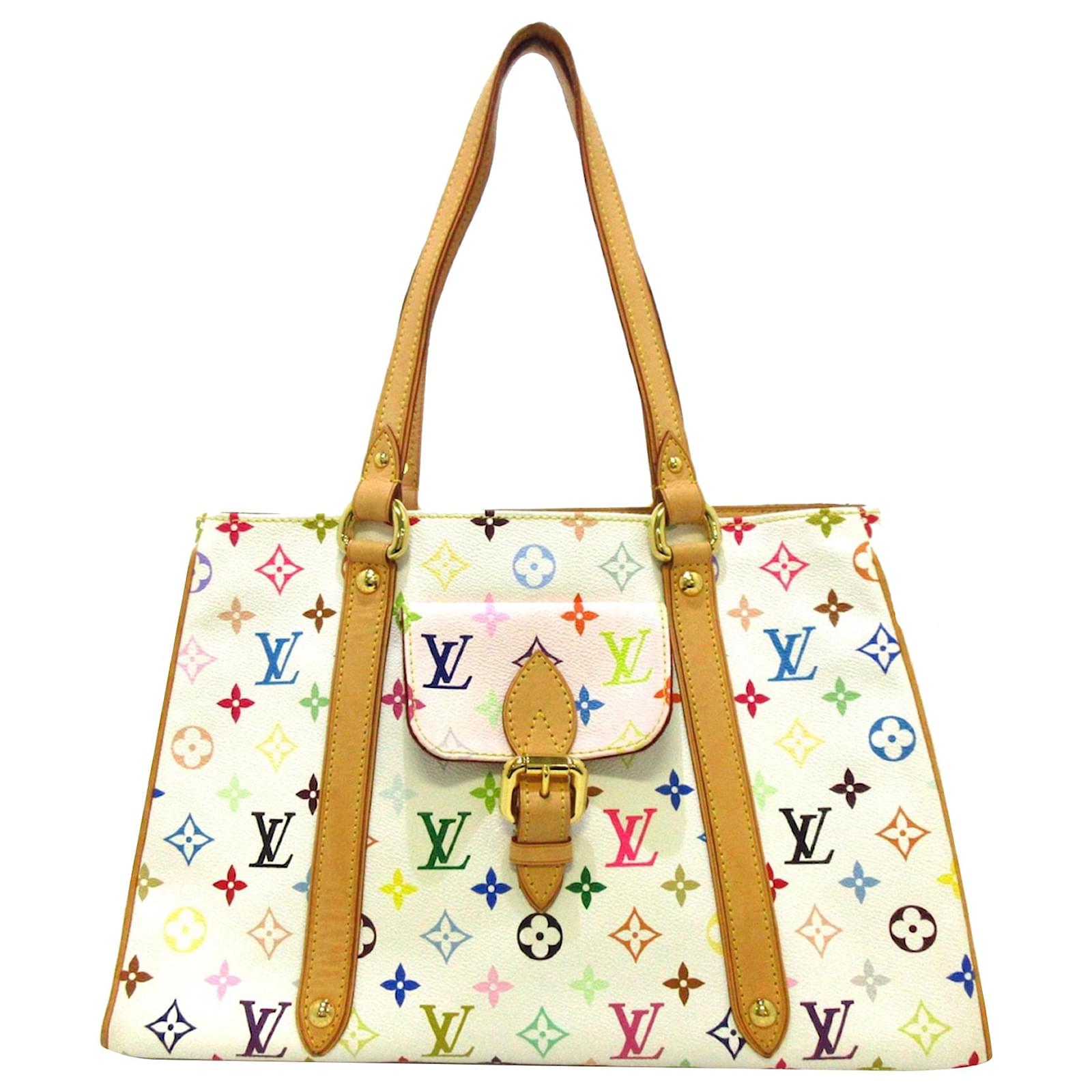 Louis Vuitton Louis Vuitton Aurelia MM White Multicolor Monogram