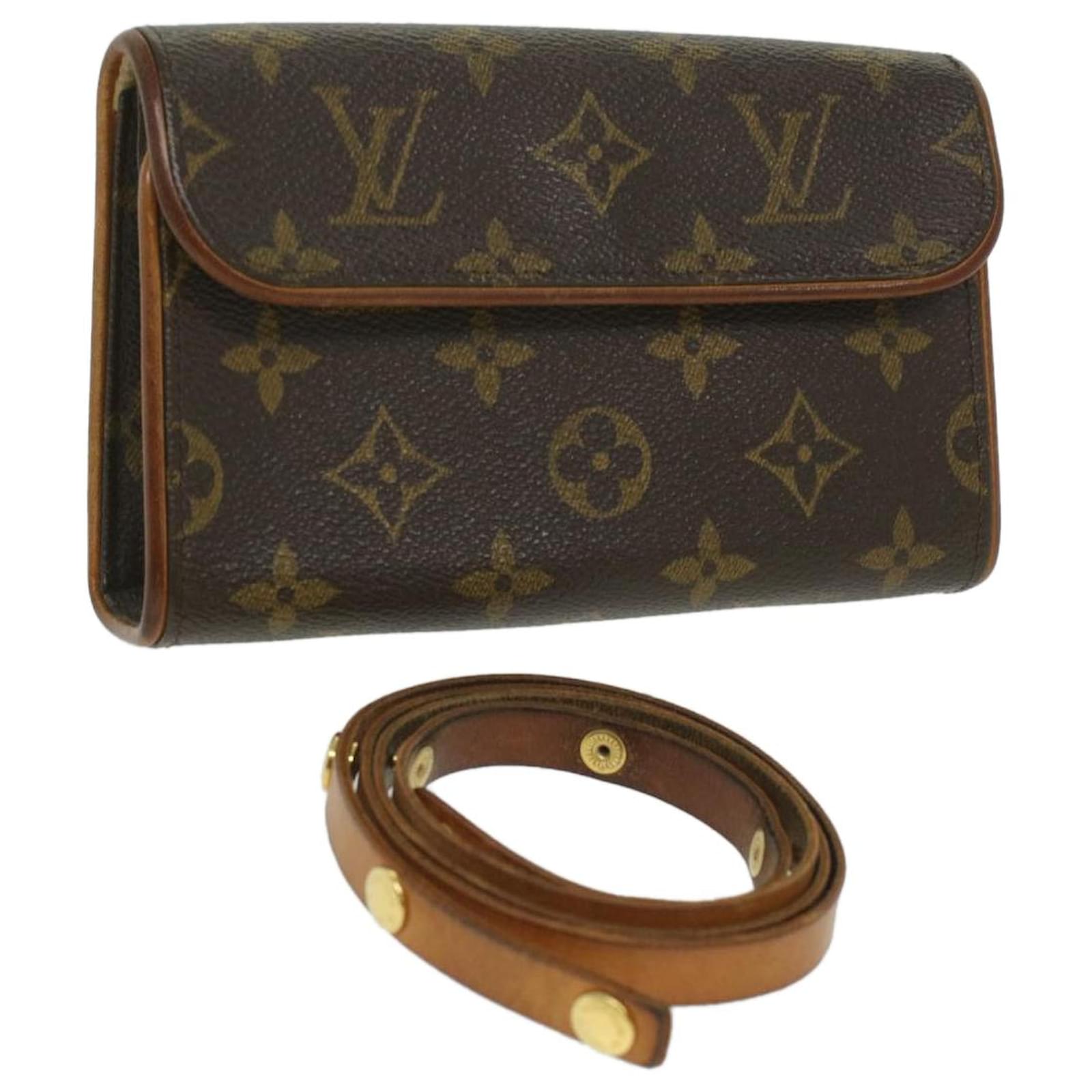 Brown Louis Vuitton Monogram Pochette Florentine Belt Bag