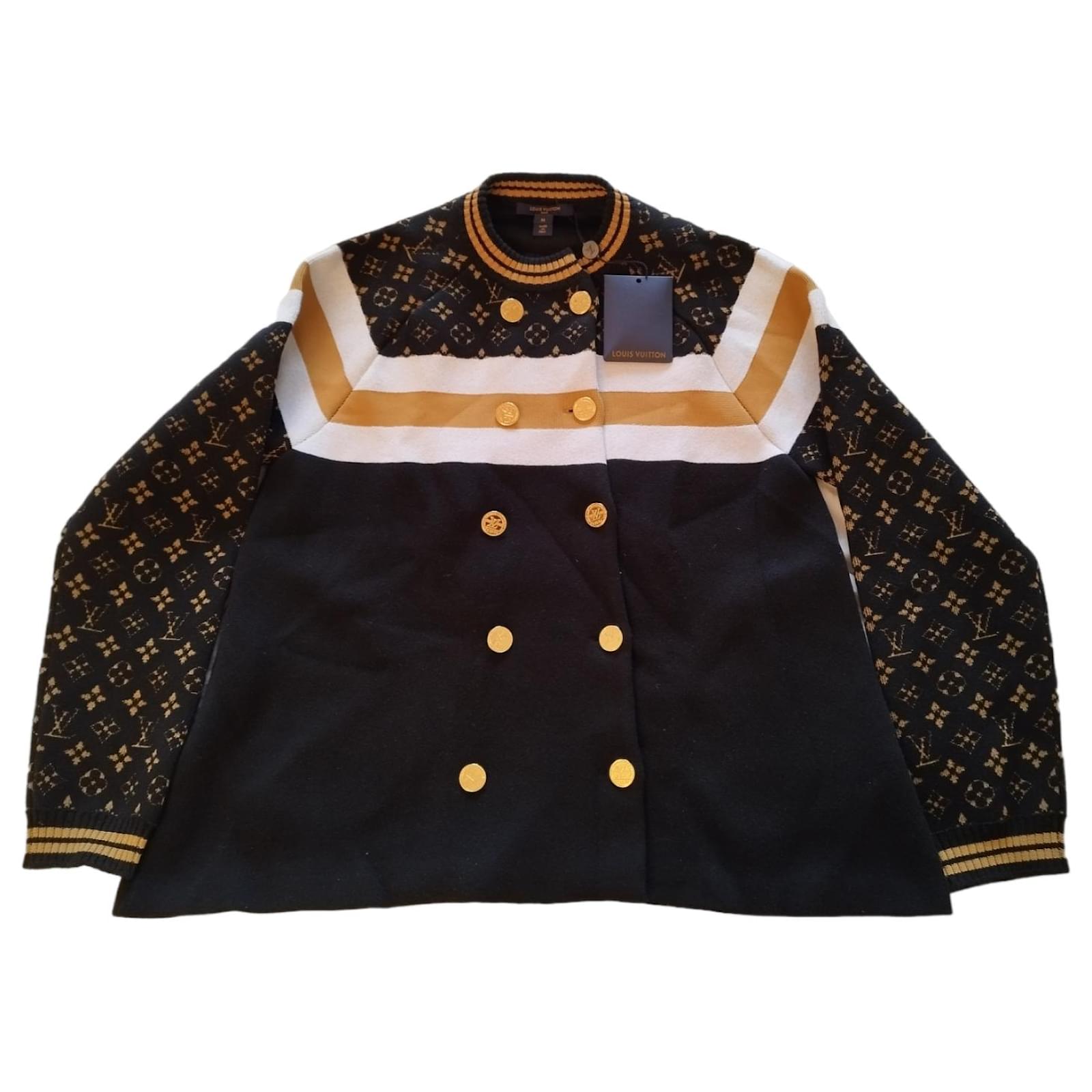 Louis Vuitton monogram jacket Multiple colors Cashmere Wool ref