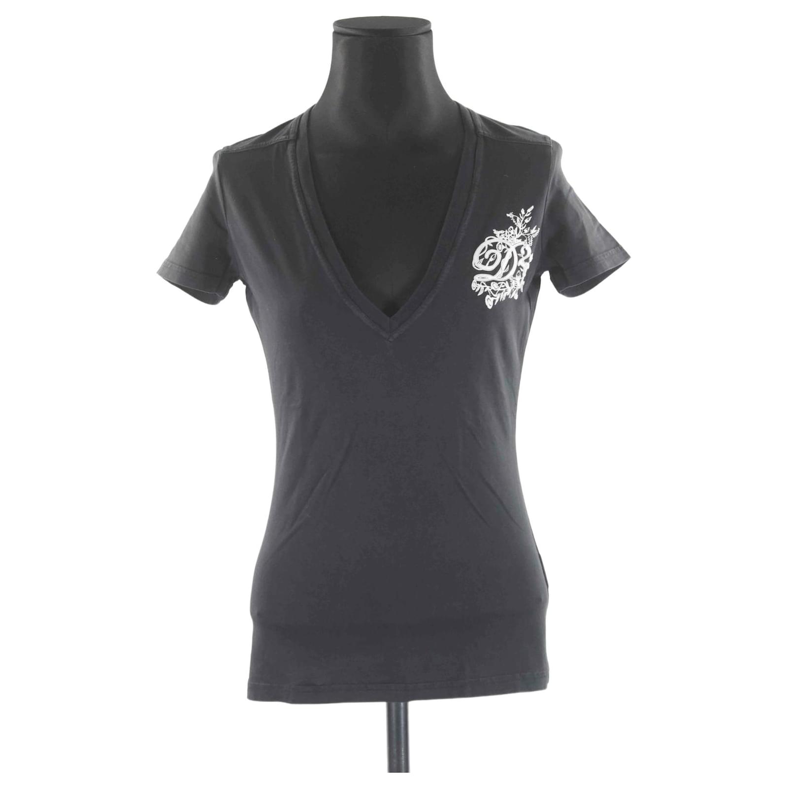 Autre Marque Top Dsquared 2 36 Black Cotton ref.807452 - Joli Closet