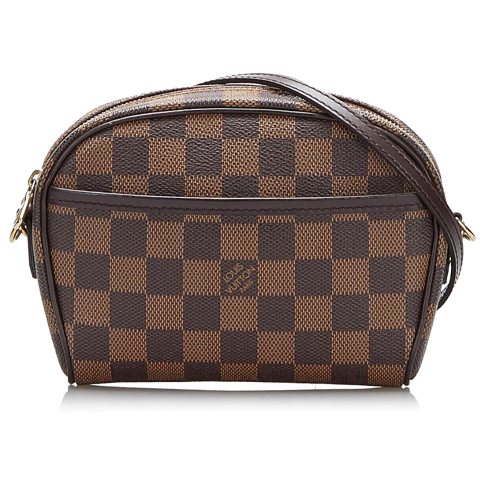 Brown Louis Vuitton Damier Ebene Ipanema Pochette Crossbody Bag