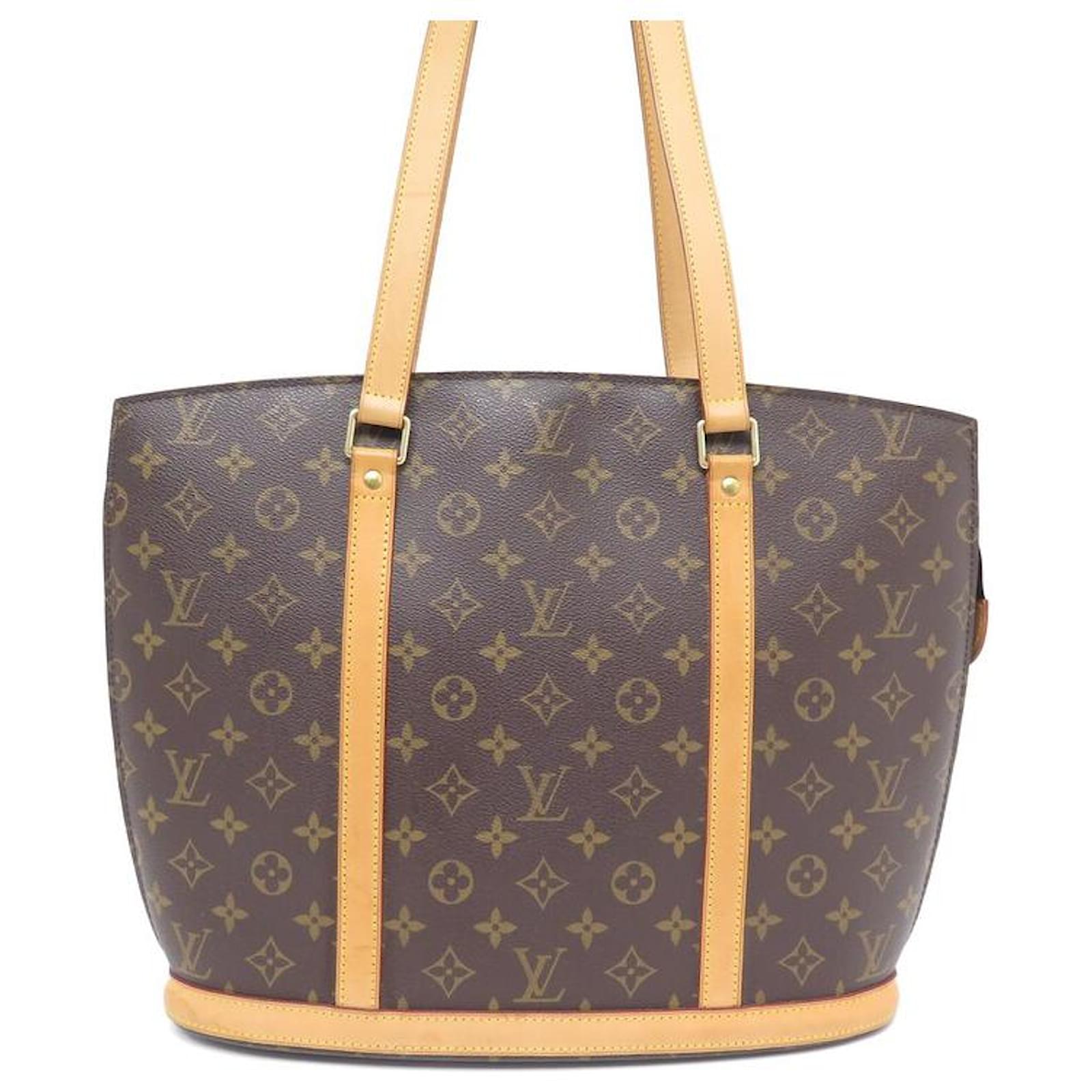 LOUIS VUITTON BABYLON M HANDBAG51102 MONOGRAM CANVAS TOTE HANDBAG Brown ...