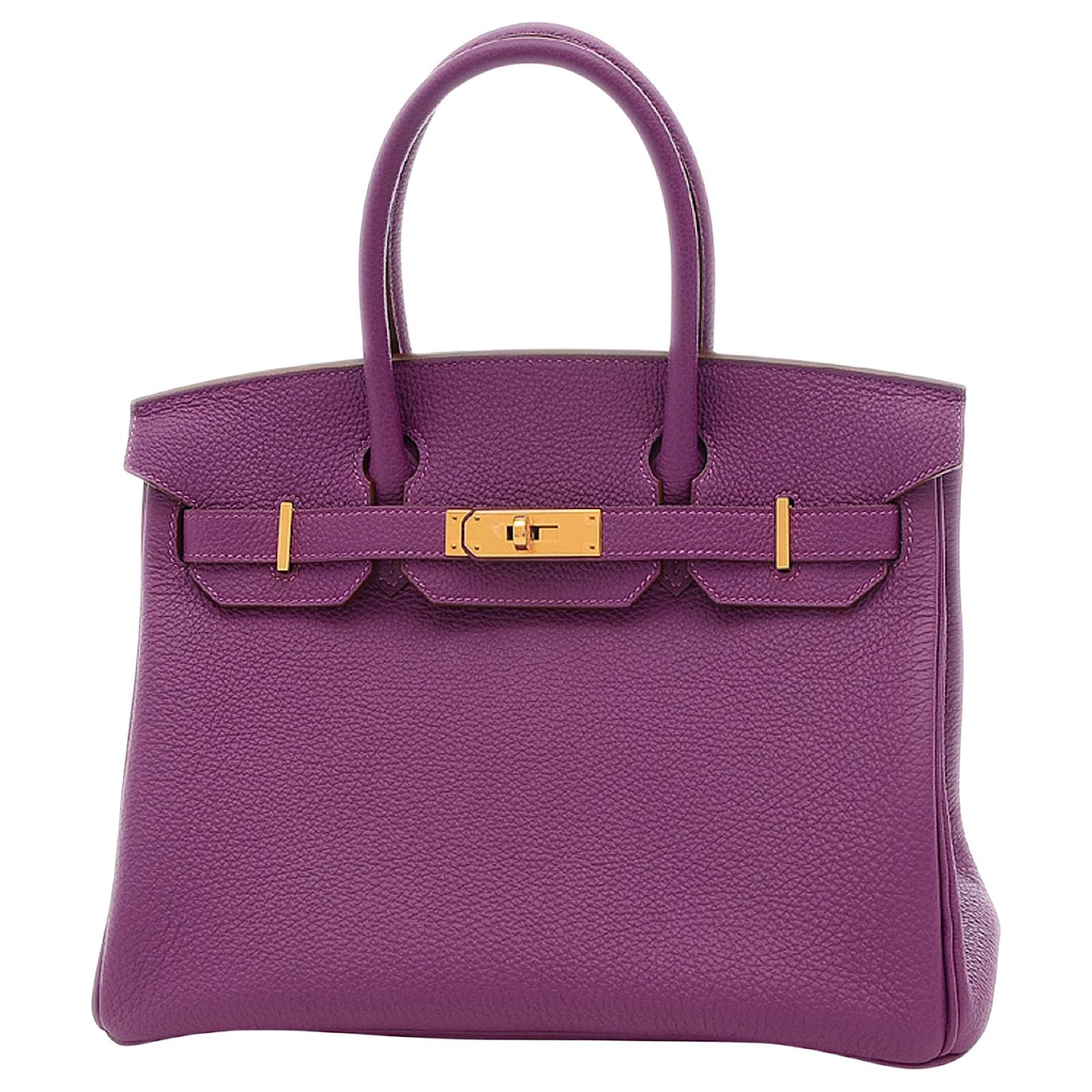 Hermès Birkin Purple Leather ref.808569 - Joli Closet