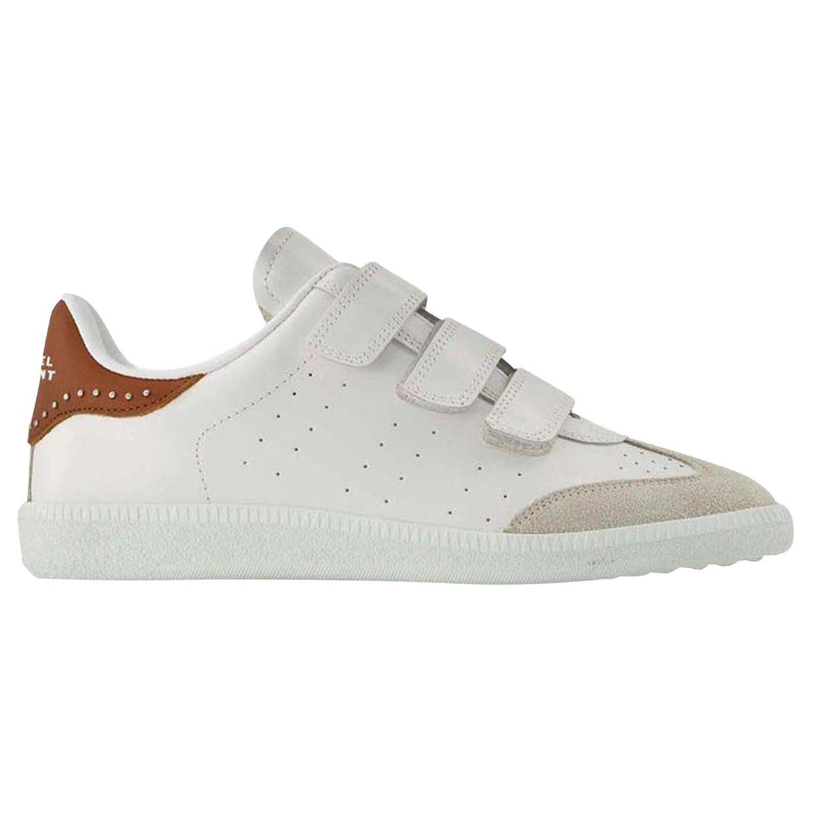 Beth-Gz Sneakers - Isabel Marant - Nature - Leather Multiple colors ref ...