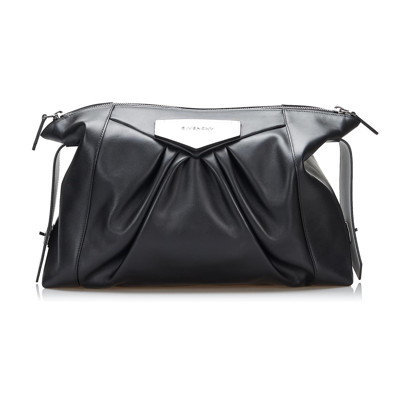 Givenchy Grande pochette souple Antigona noire Cuir Veau fa?�on poulain ref.809259 - Joli Closet