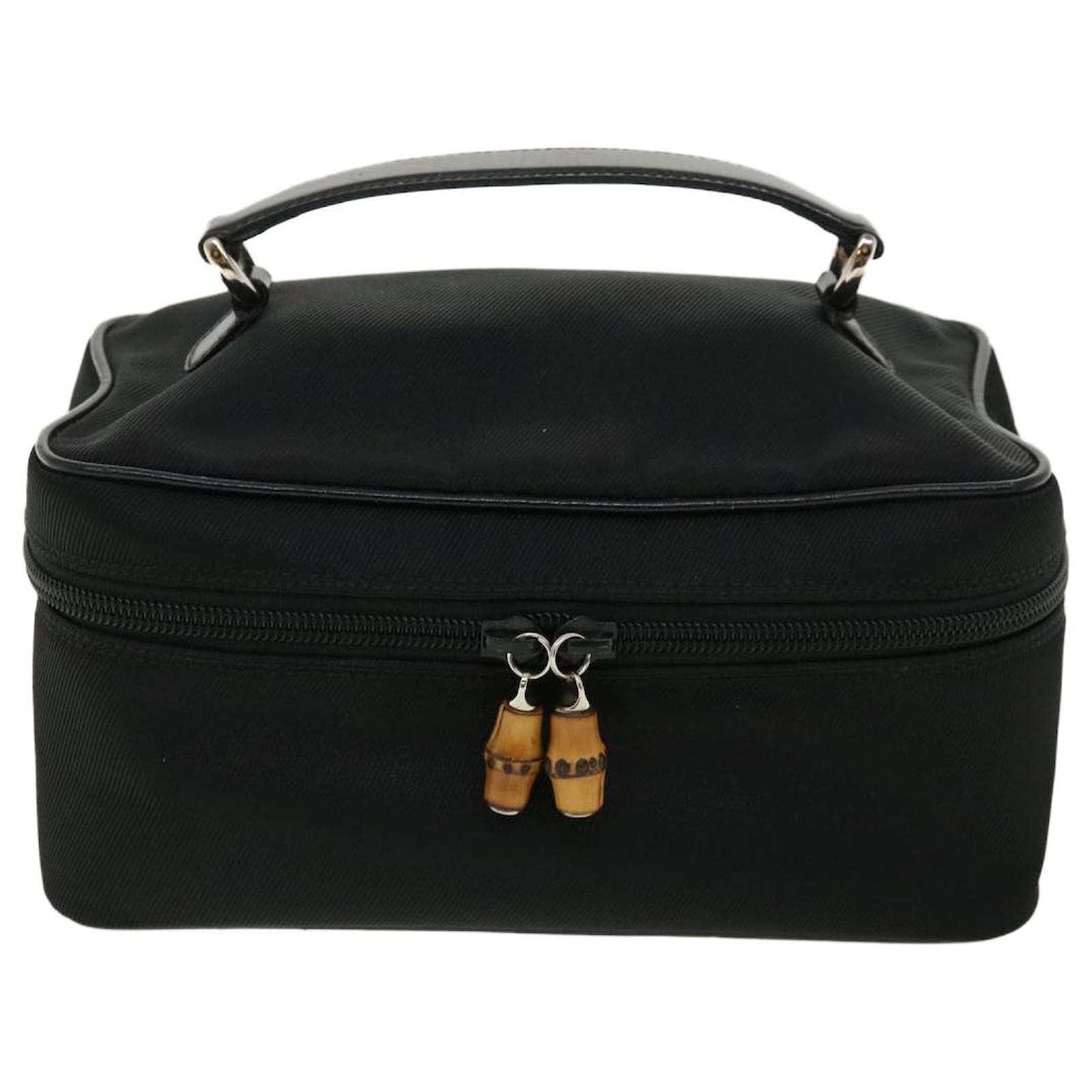 Gucci Bamboo Black Leather ref.815507 - Joli Closet