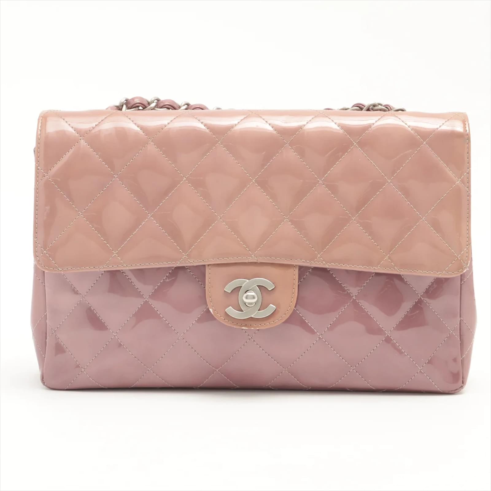 Chanel Medium Flap Bag aus rosafarbenem Leder Pink ref.816203