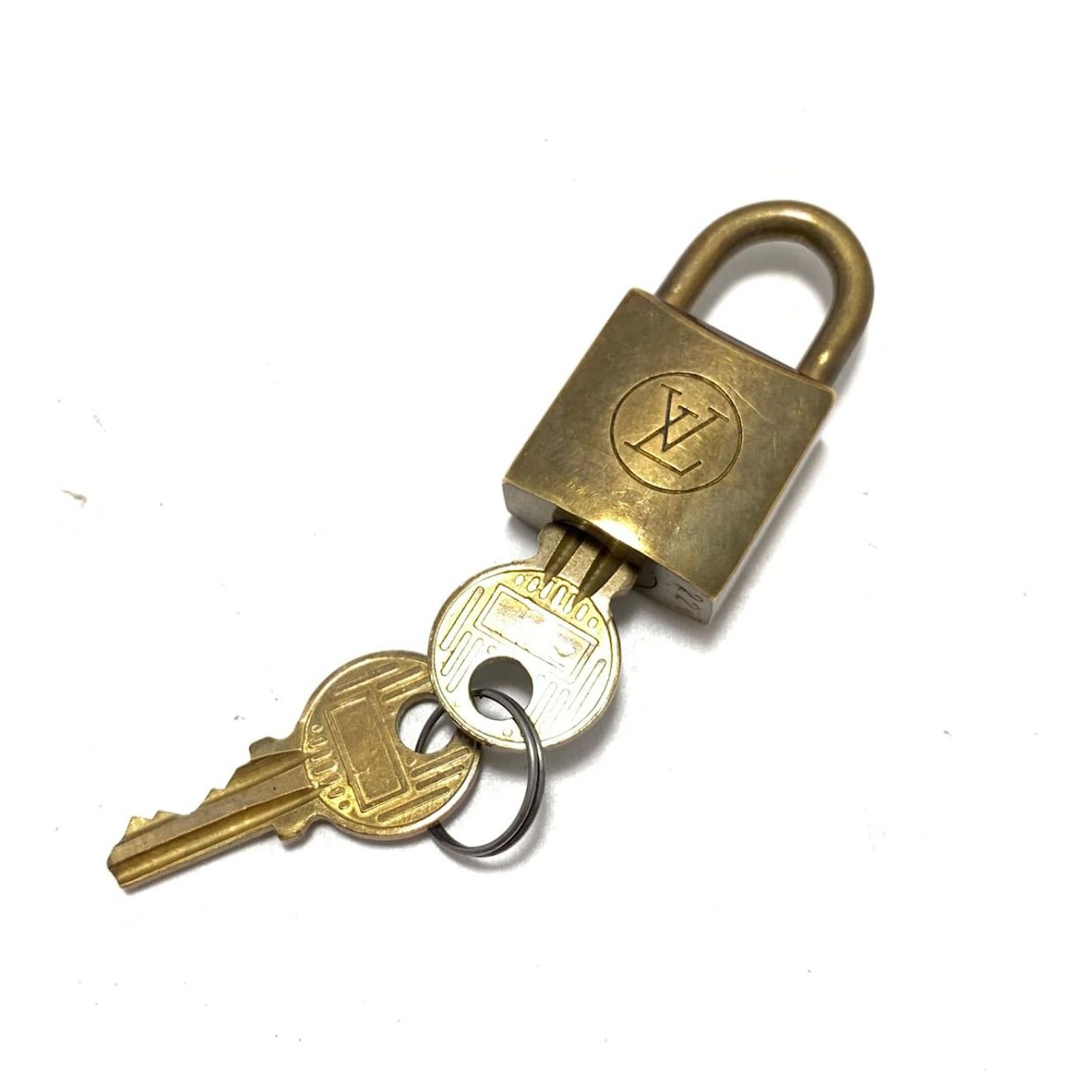 Mini Cadenas Doré Pour Boîte à Bijoux Et Bagages - Petit Cadenas Carré 2.2x4 Cm Avec Clé