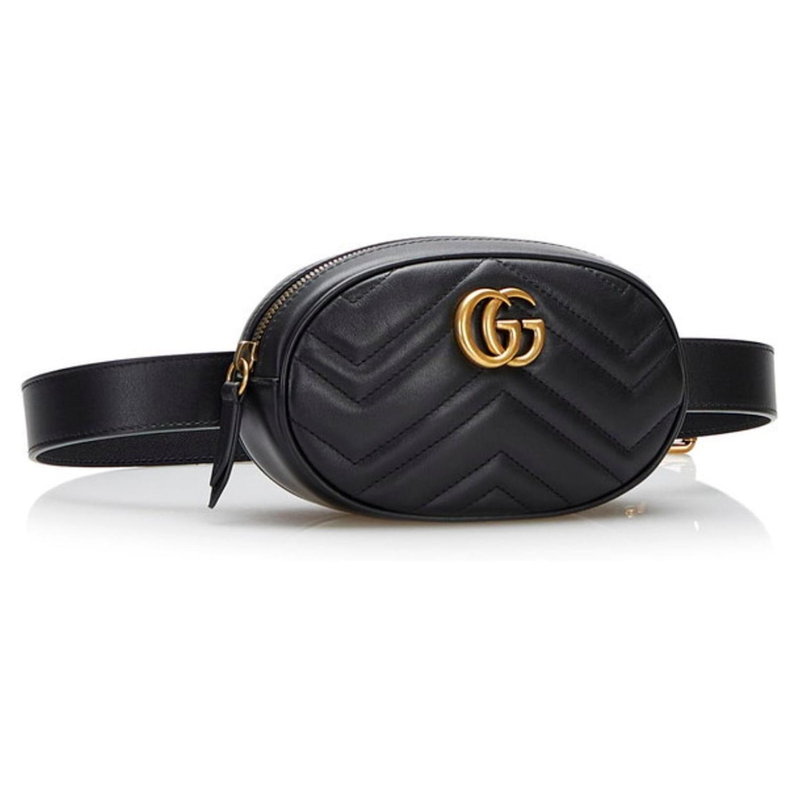 Gucci Gg Marmont Clutch Bag in Black