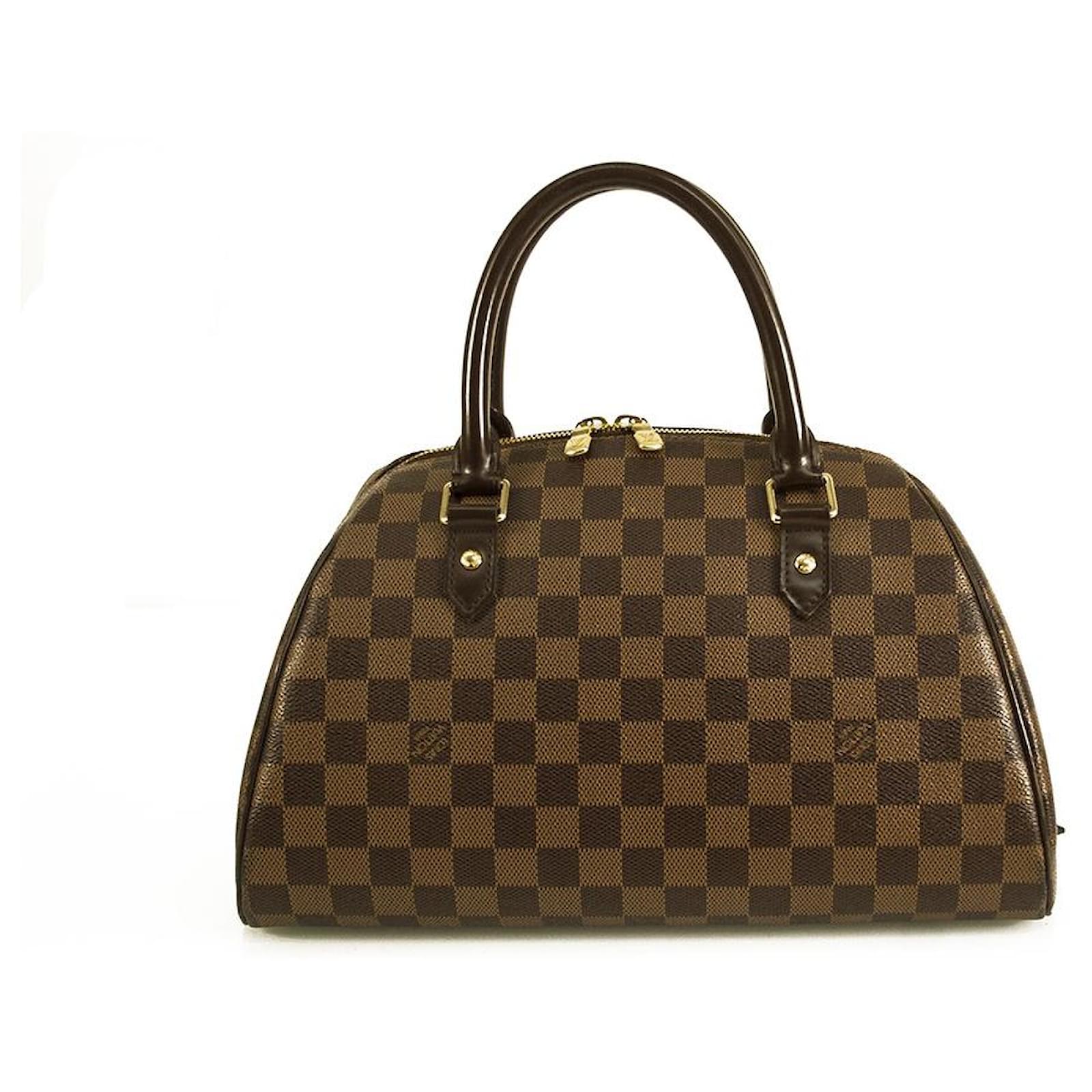 Brown Louis Vuitton Damier Ebene Ribera MM Handbag