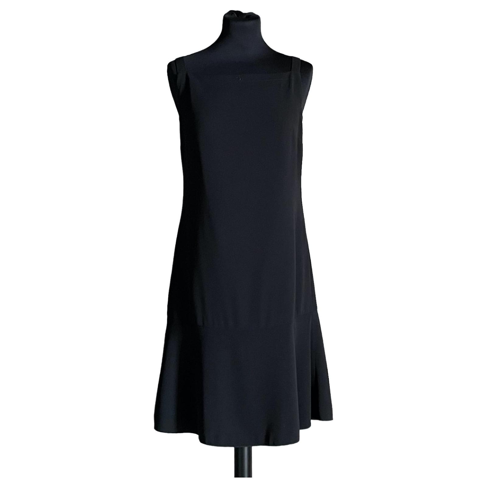 Chanel Dresses Black Polyester Ref 817353 Joli Closet chanel-dresses-black-polyester-ref-817353-joli-closet