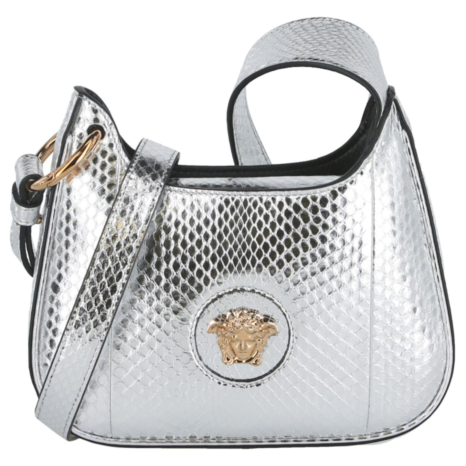 Versace La Medusa Metallic Mini Bag for Women