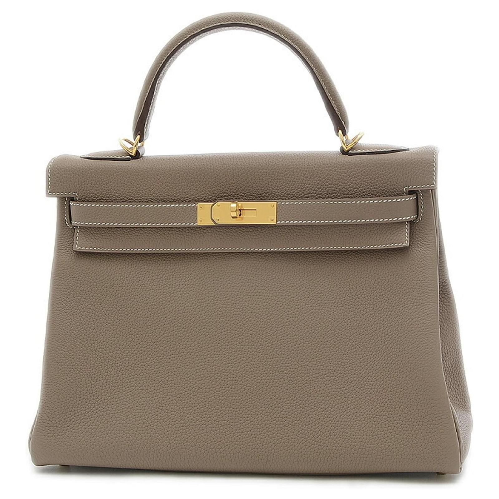 Hermès hermes kelly Grey Leather ref.819486 Joli Closet