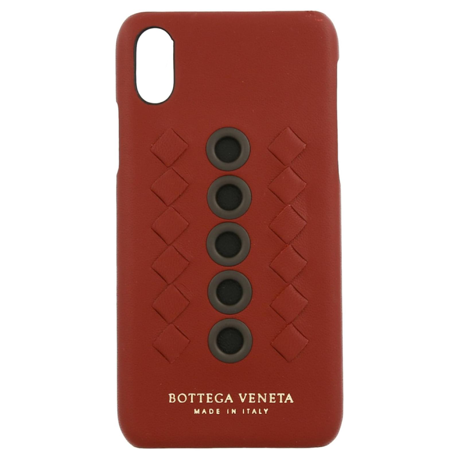 Bottega Intrecciato Leather iPhone X Case Multiple colors ref
