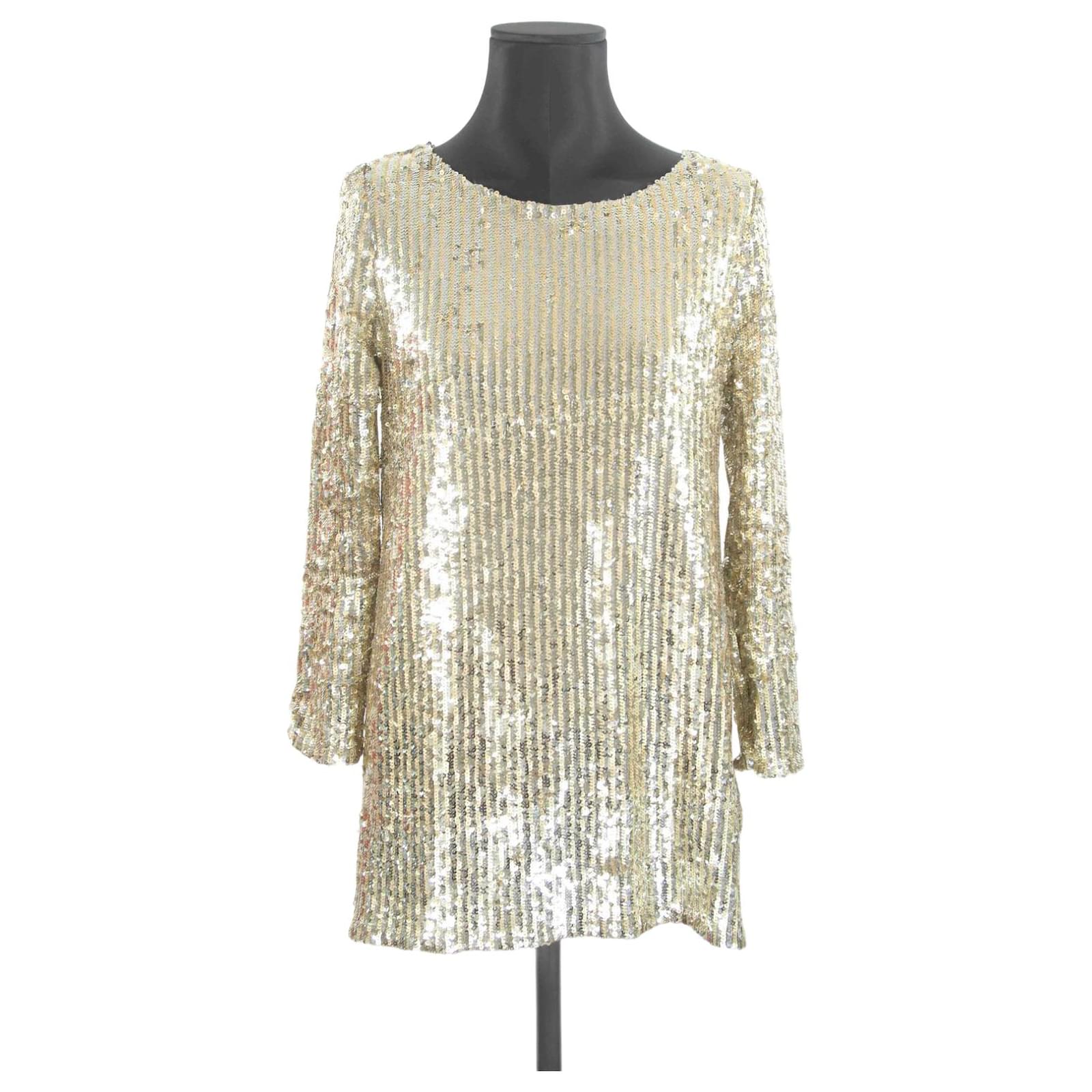 Claudie Pierlot Claudie dress pierlot 38 Golden ref.820791 Joli