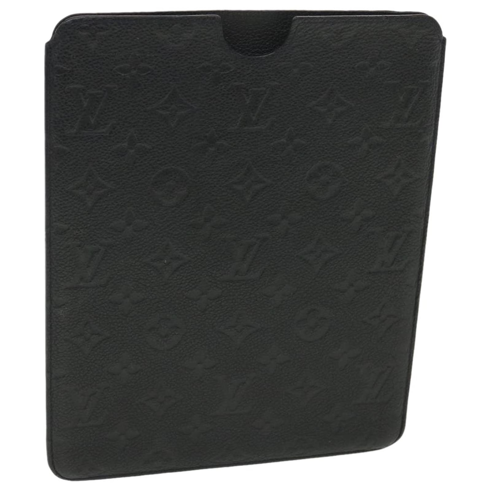 LOUIS VUITTON Monogram Empreinte iPad Case Black M60368 LV Auth 36837  ref.821246 - Joli Closet
