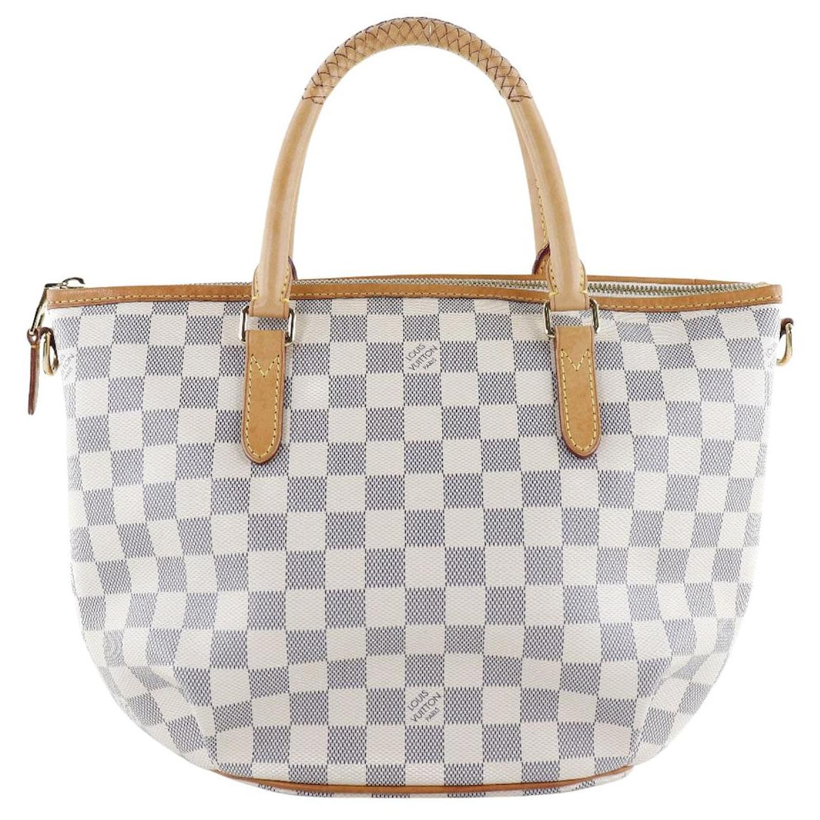 LOUIS VUITTON Damier Azur Riviera PM 2Way Tote Bag N48250 LV Auth