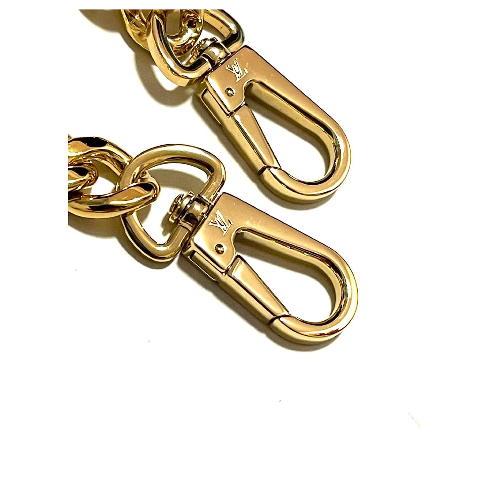 Louis Vuitton Key Chain Pochette Strap Extender in Golden Brass - SOLD