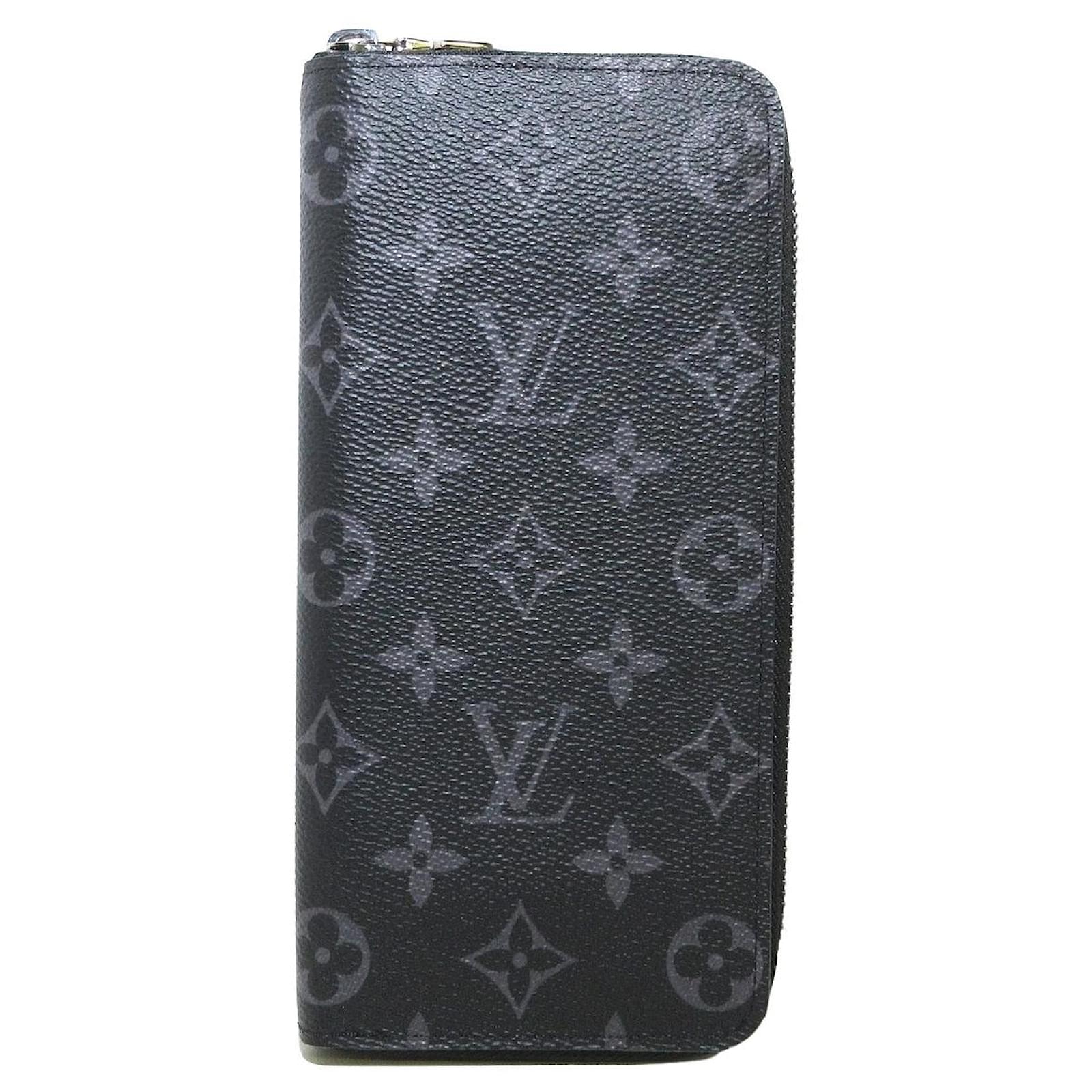 Louis Vuitton Zippy Wallet Vertical Black Cloth ref.573331 - Joli