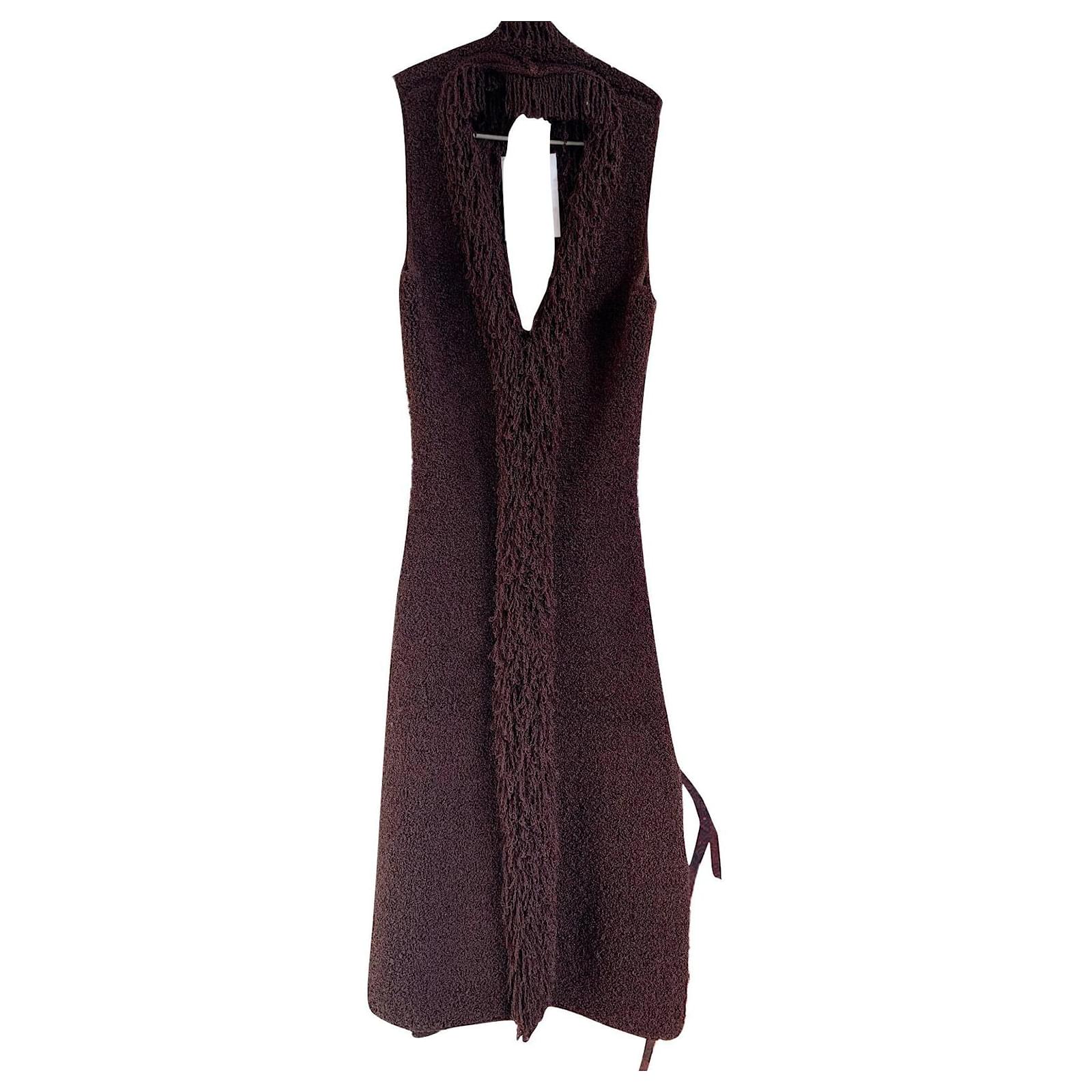 Bottega Veneta Dresses Brown Viscose ref.JC821888 (Sold) - Joli Closet